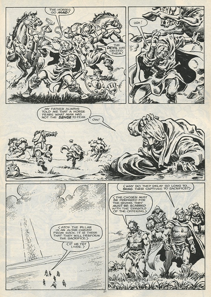 Read online The Savage Sword Of Conan comic -  Issue #178 - 23