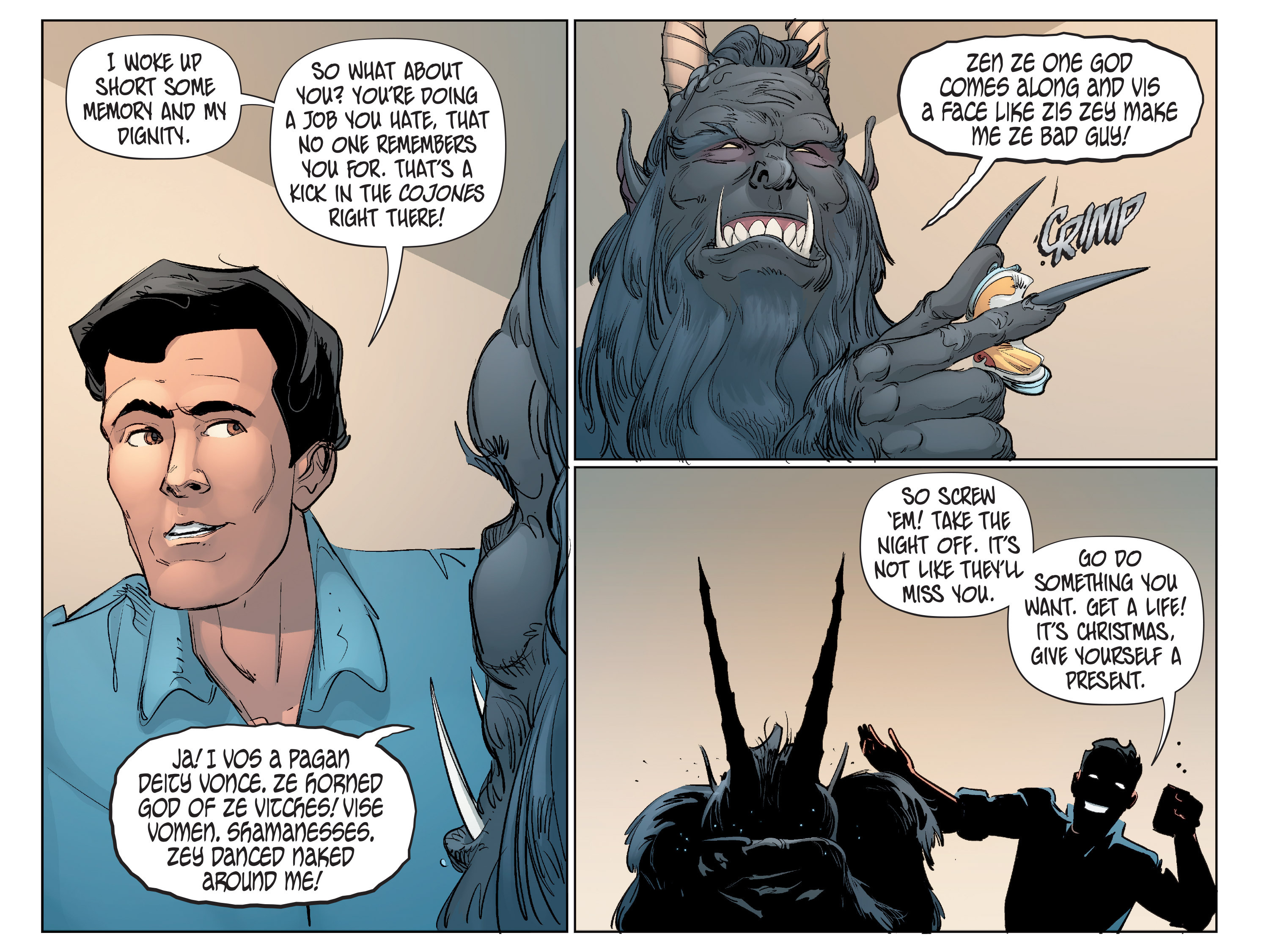 Read online Evil Dead 2: Revenge of Krampus comic -  Issue #2 - 16