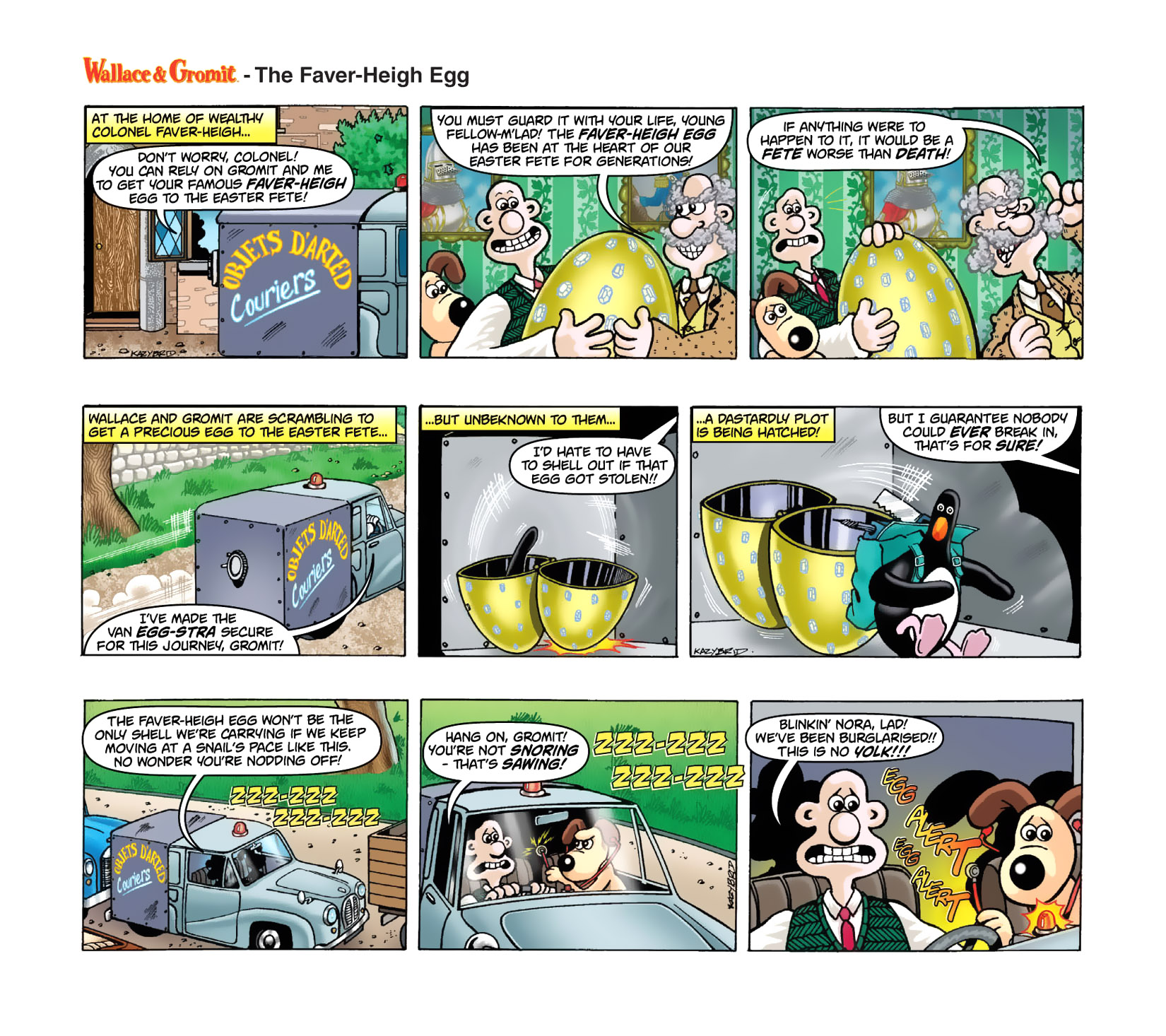Read online Wallace & Gromit Dailies comic -  Issue #7 - 2