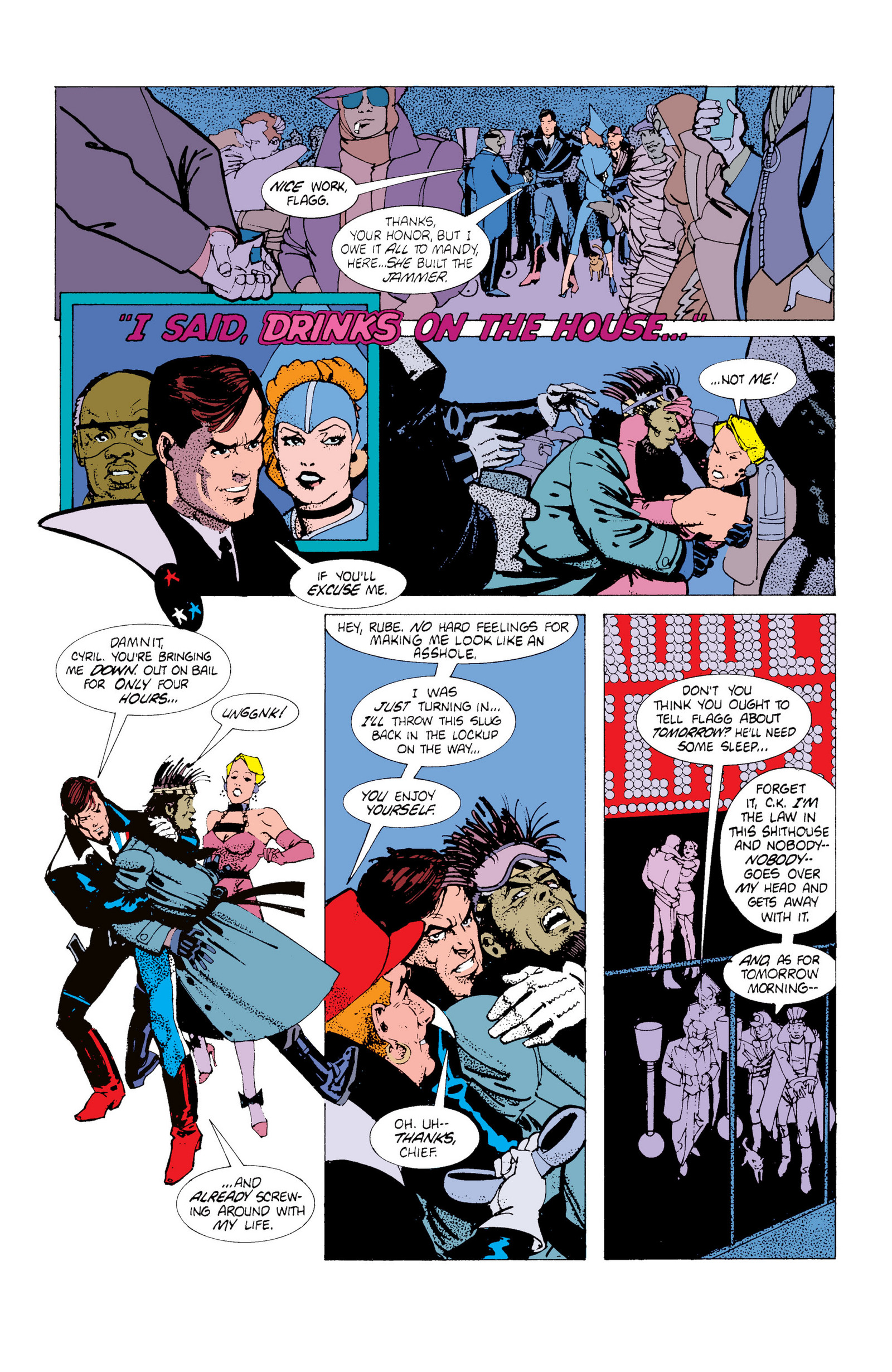 Read online American Flagg! comic -  Issue # _Definitive Collection (Part 1) - 56