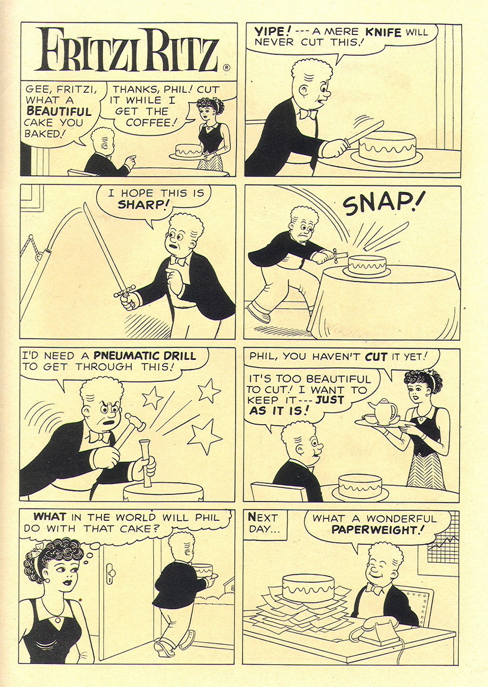Read online Fritzi Ritz (1953) comic -  Issue #57 - 35