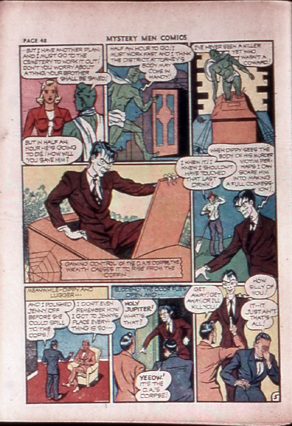 Read online Mystery Men Comics comic -  Issue #28 - 49