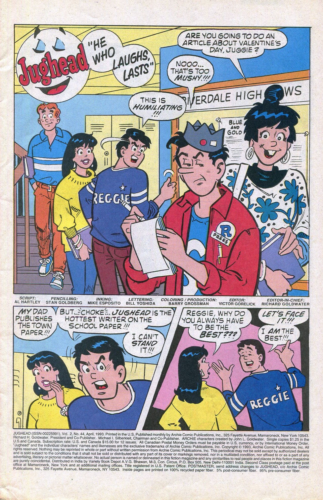 Read online Jughead (1987) comic -  Issue #44 - 3