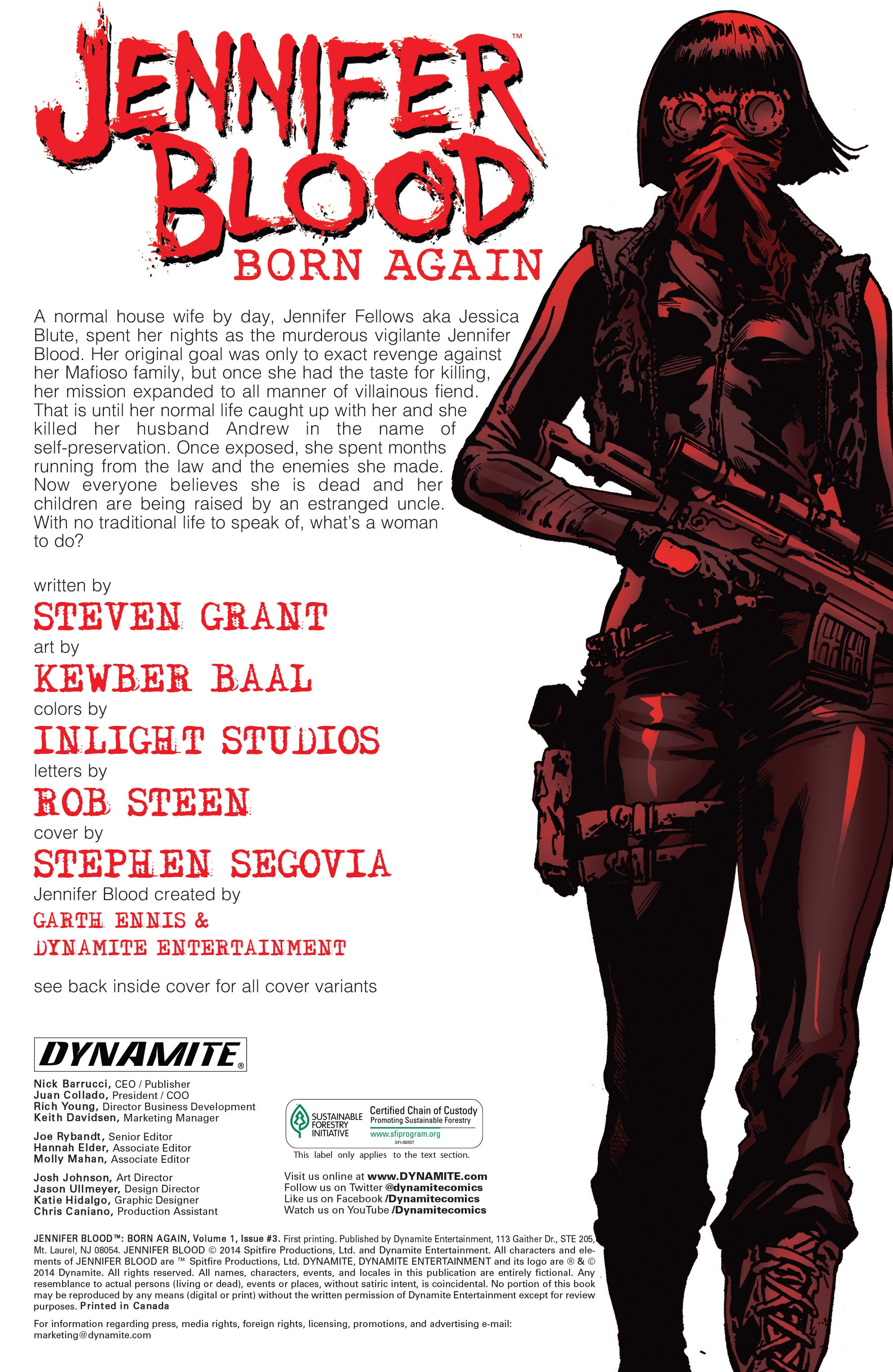Read online Jennifer Blood: Born Again comic -  Issue #3 - 2