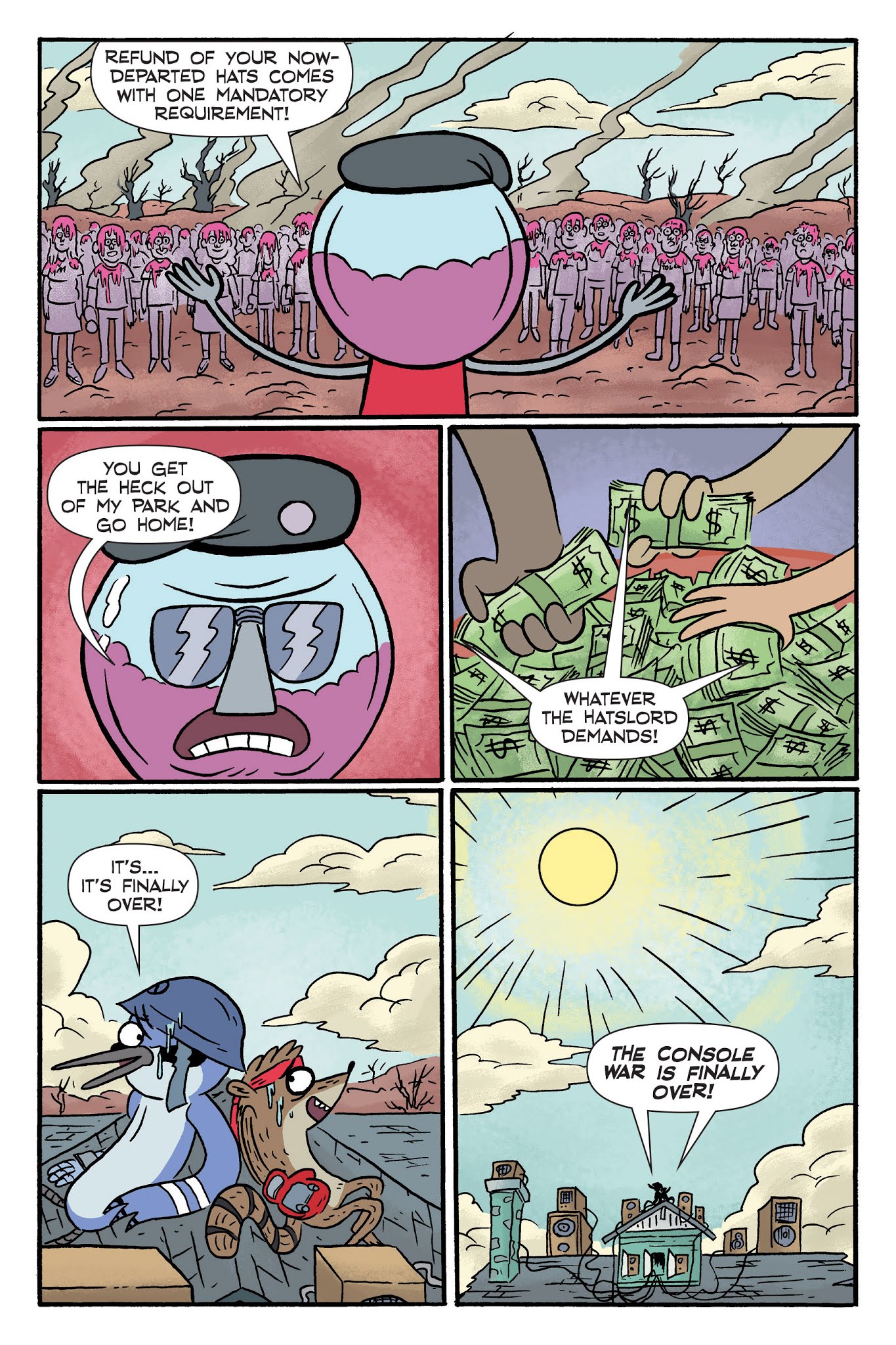 Read online Regular Show: A Clash of Consoles comic -  Issue # TPB (Part 2) - 50