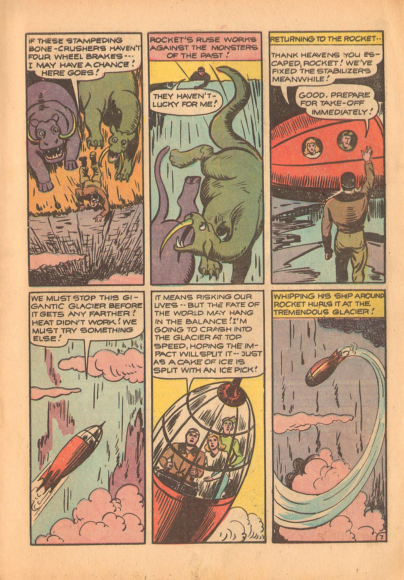 Read online Rocket Kelly (1945) comic -  Issue #4 - 9