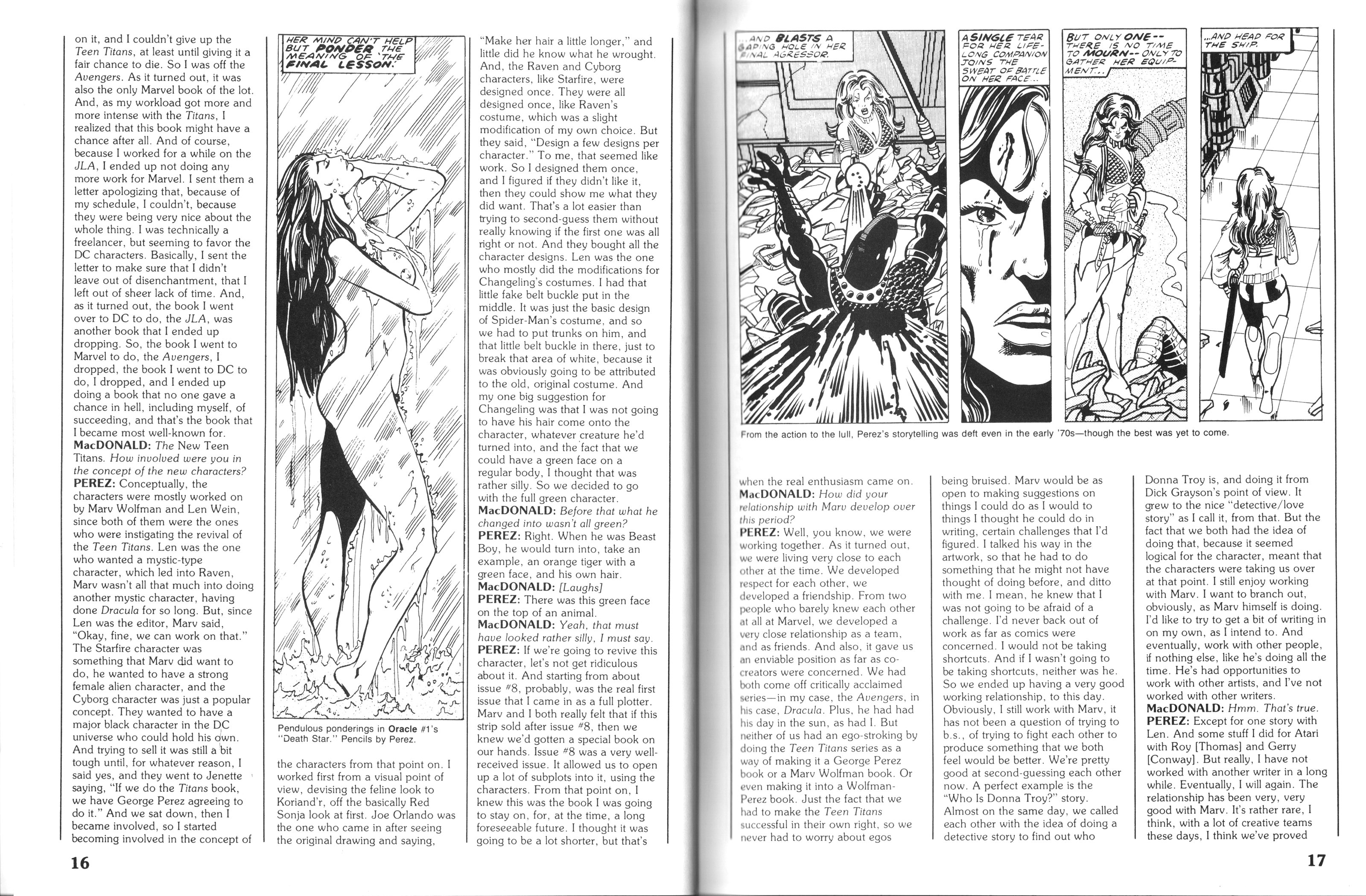 Read online Focus On George Perez comic -  Issue # Full - 9