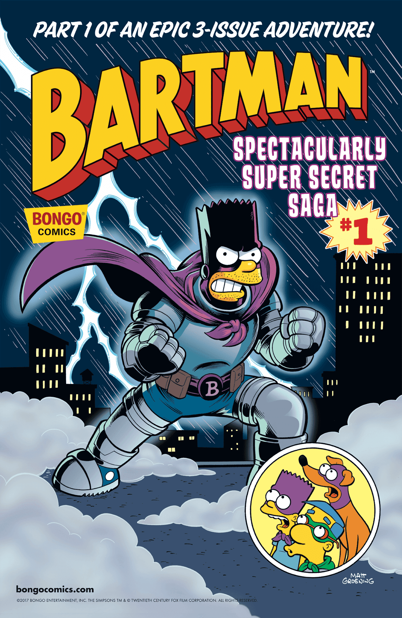 Read online Simpsons One-Shot Wonders: Bartman Spectacularly Super Secret Saga comic -  Issue #1 - 1