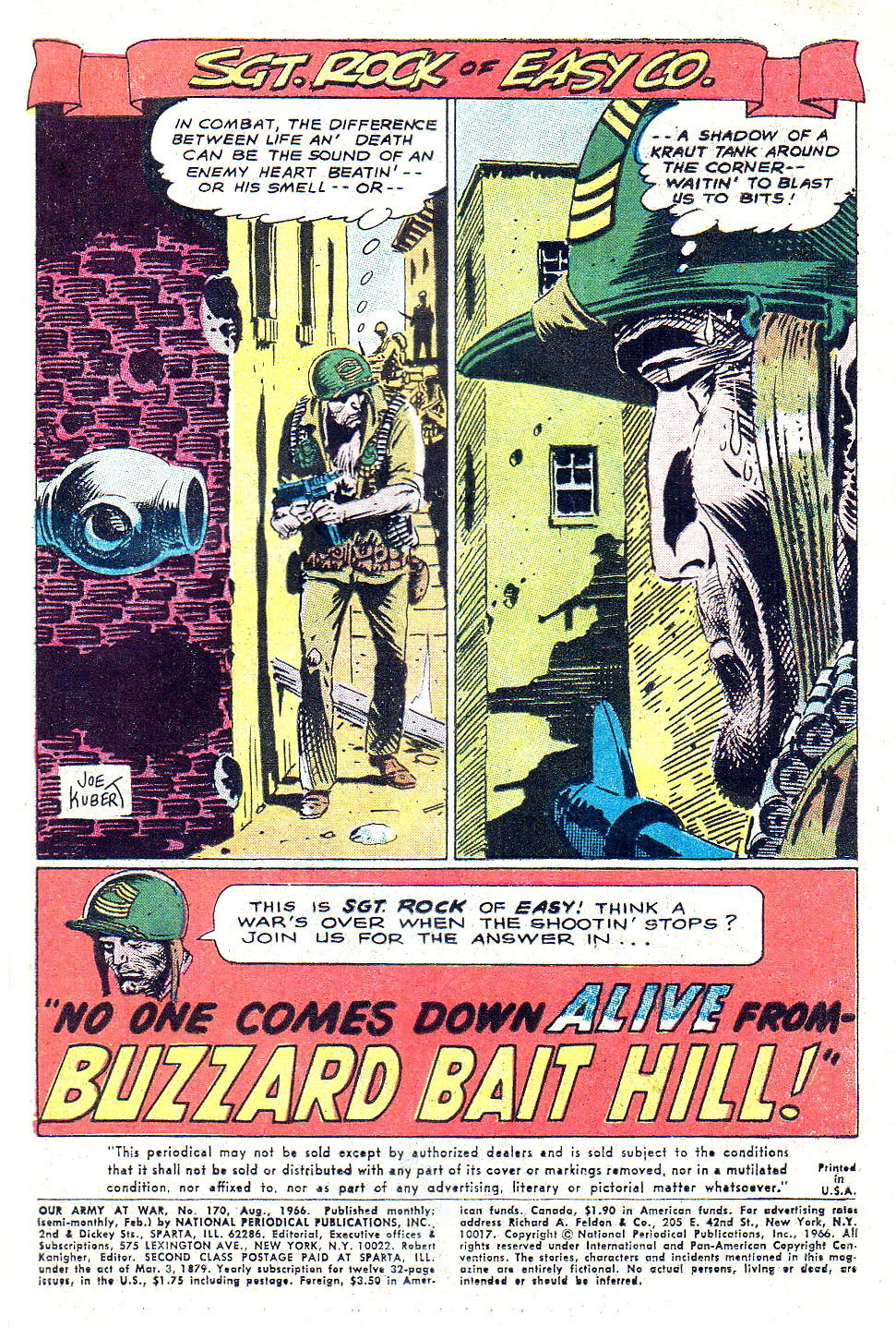 Read online Our Army at War (1952) comic -  Issue #170 - 3