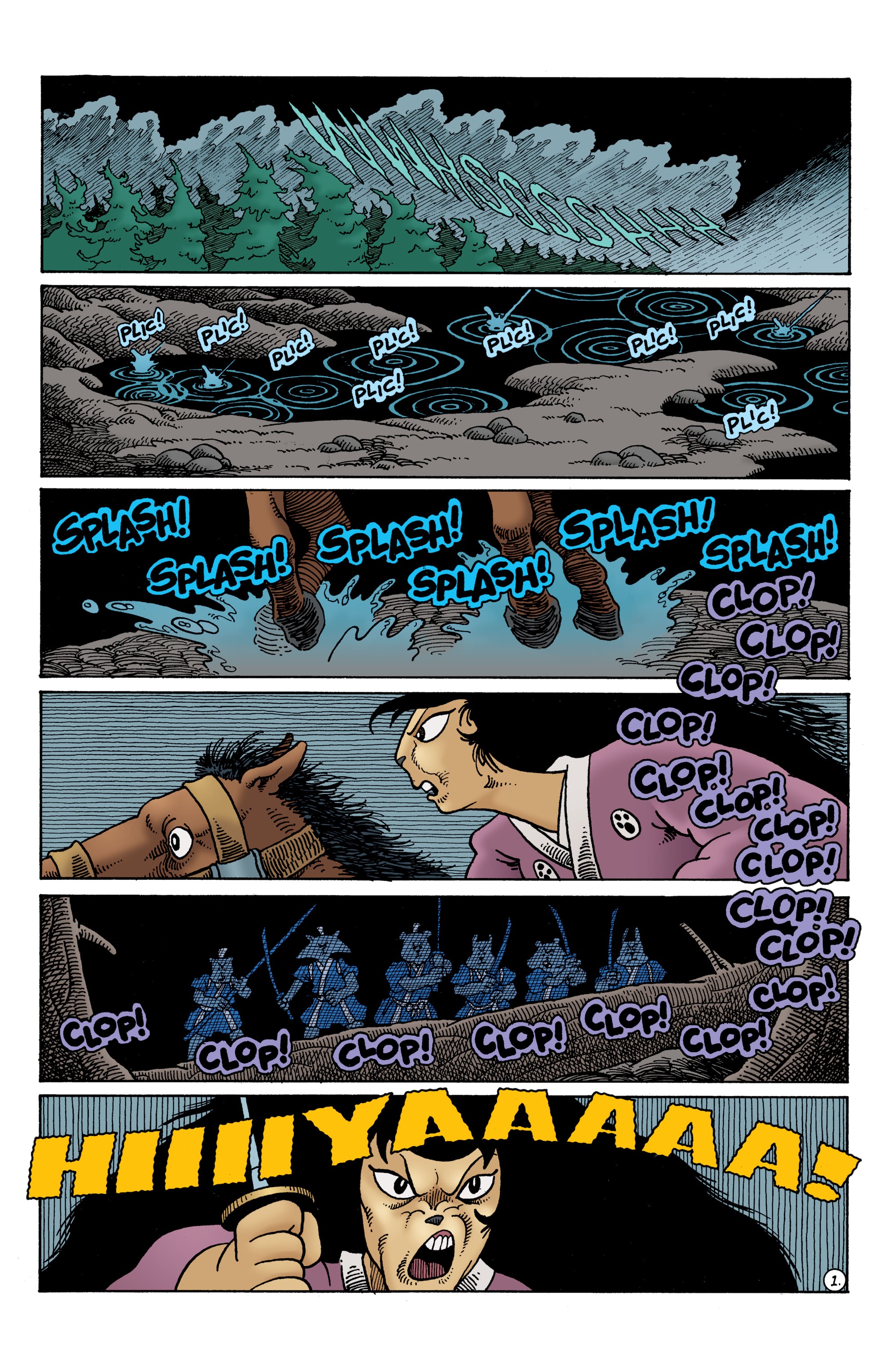Read online Usagi Yojimbo: The Dragon Bellow Conspiracy comic -  Issue #1 - 3