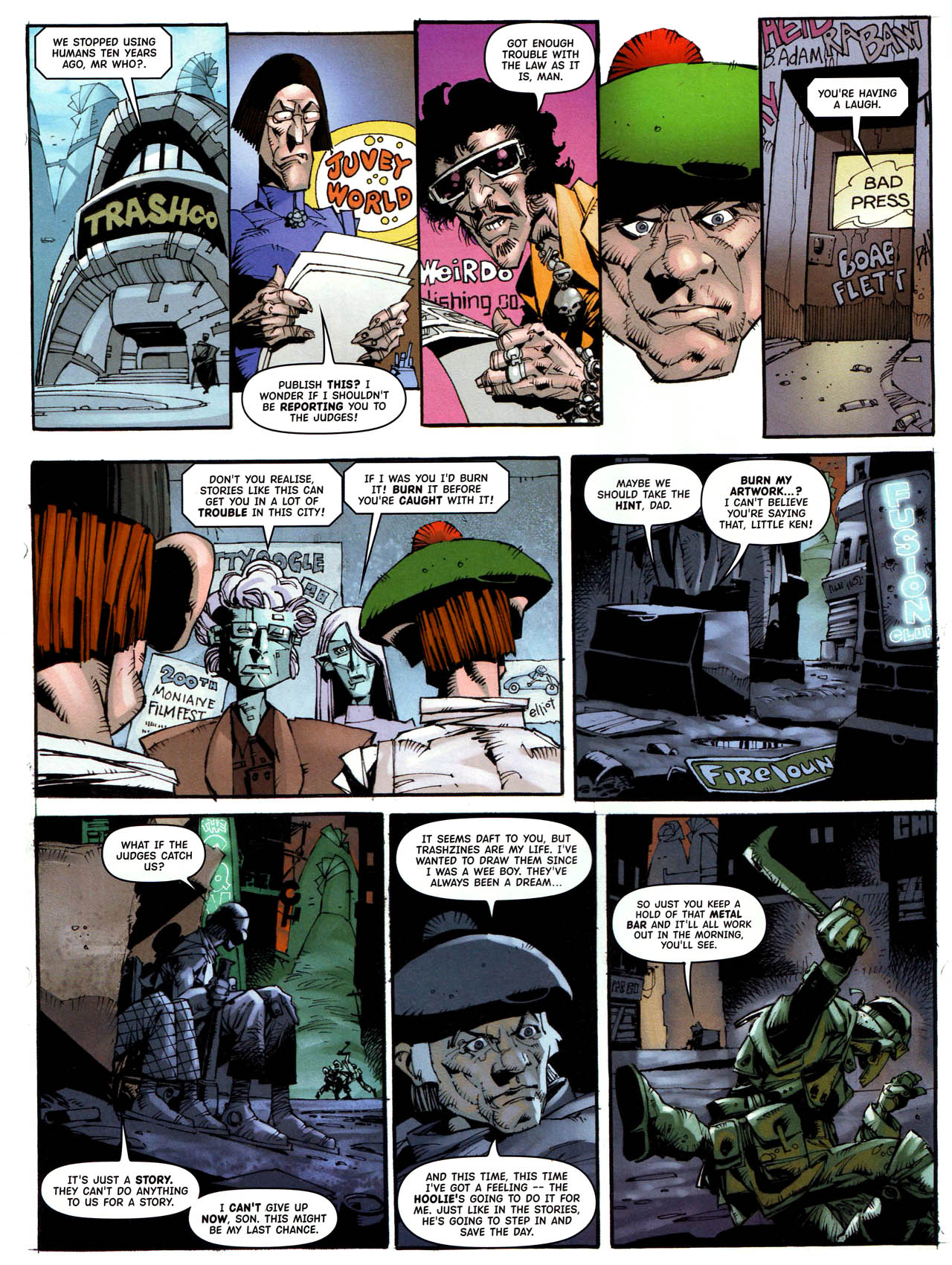 Read online Judge Dredd Megazine (Vol. 5) comic -  Issue #229 - 8