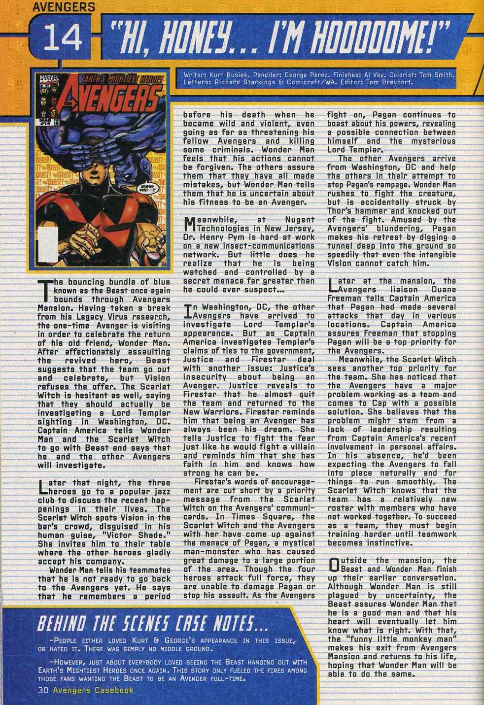 Read online Avengers: Casebook 1999 comic -  Issue # Full - 23