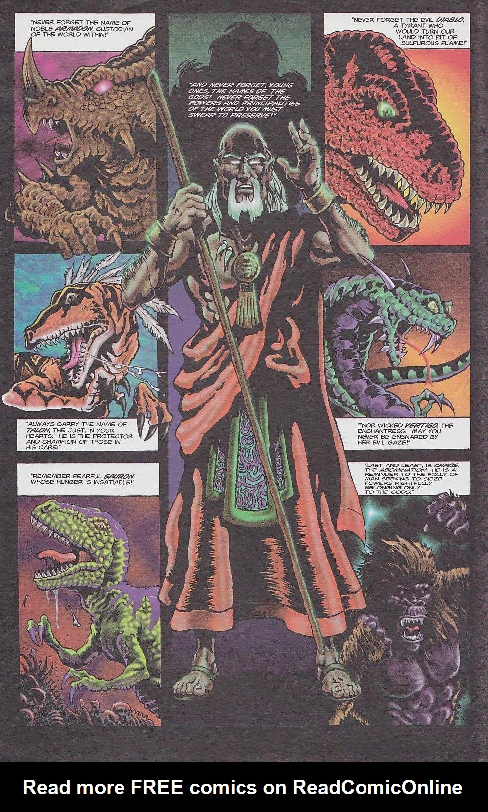 Read online Primal Rage comic -  Issue #1 - 6