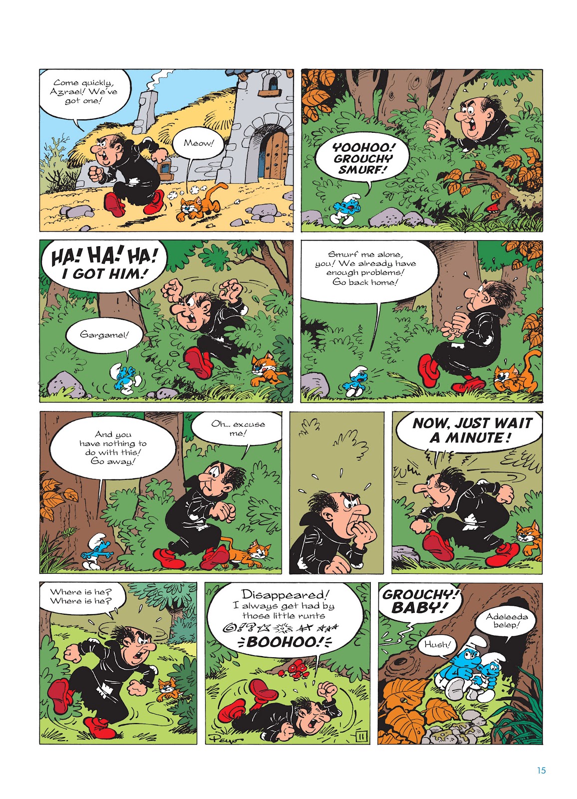 Read online The Smurfs comic -  Issue #14 - 16