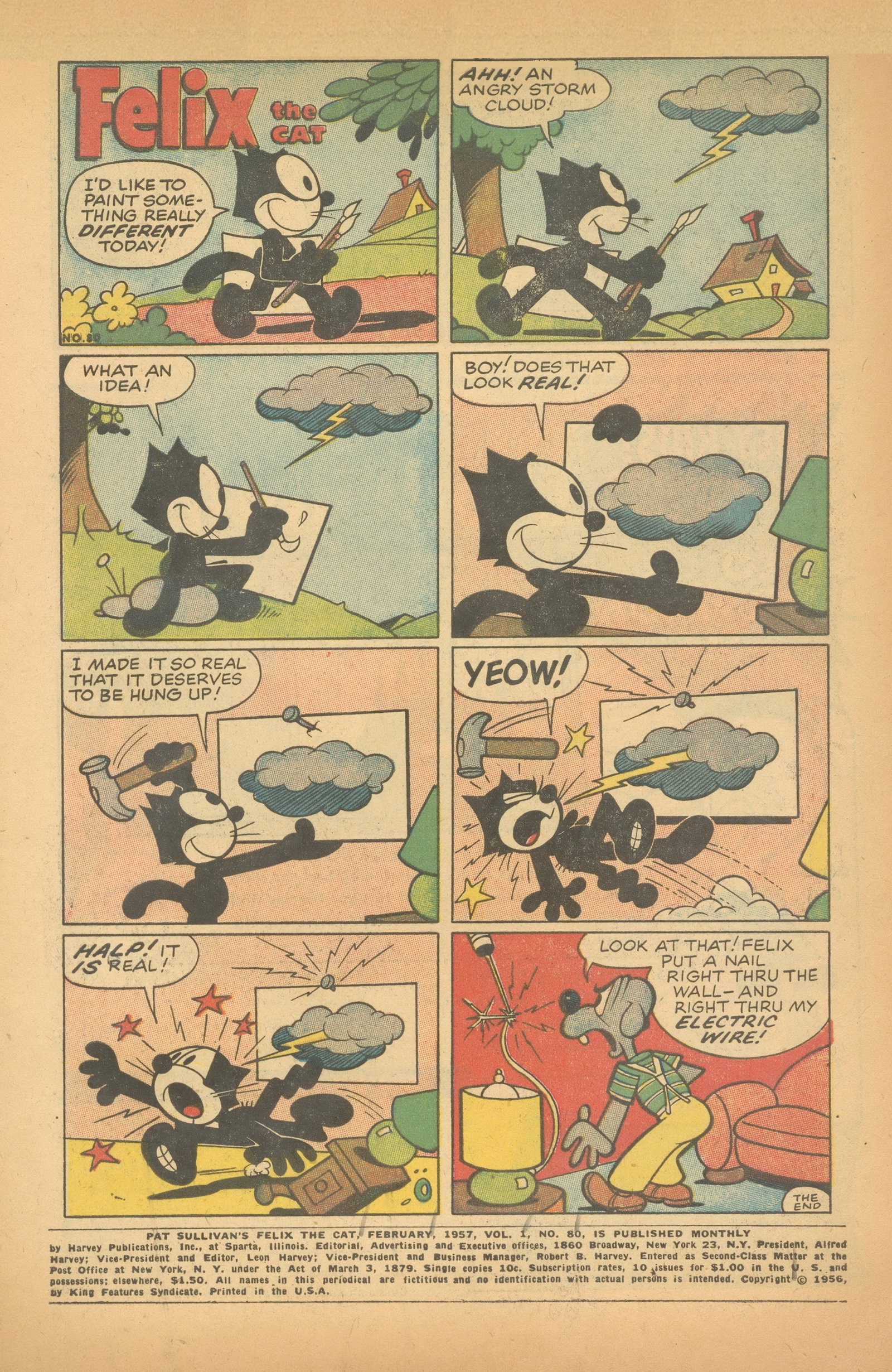 Read online Felix the Cat (1955) comic -  Issue #80 - 3