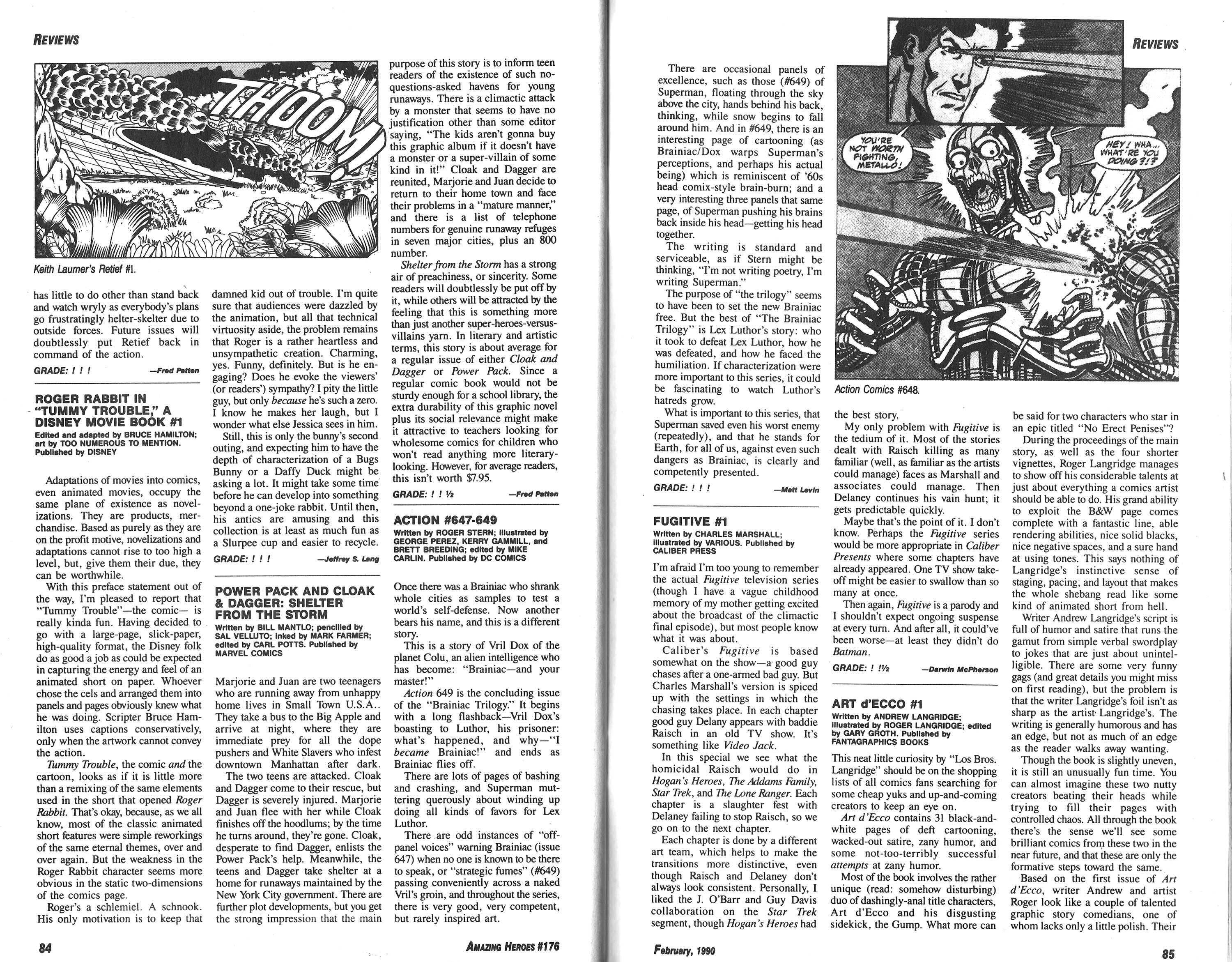 Read online Amazing Heroes comic -  Issue #176 - 43
