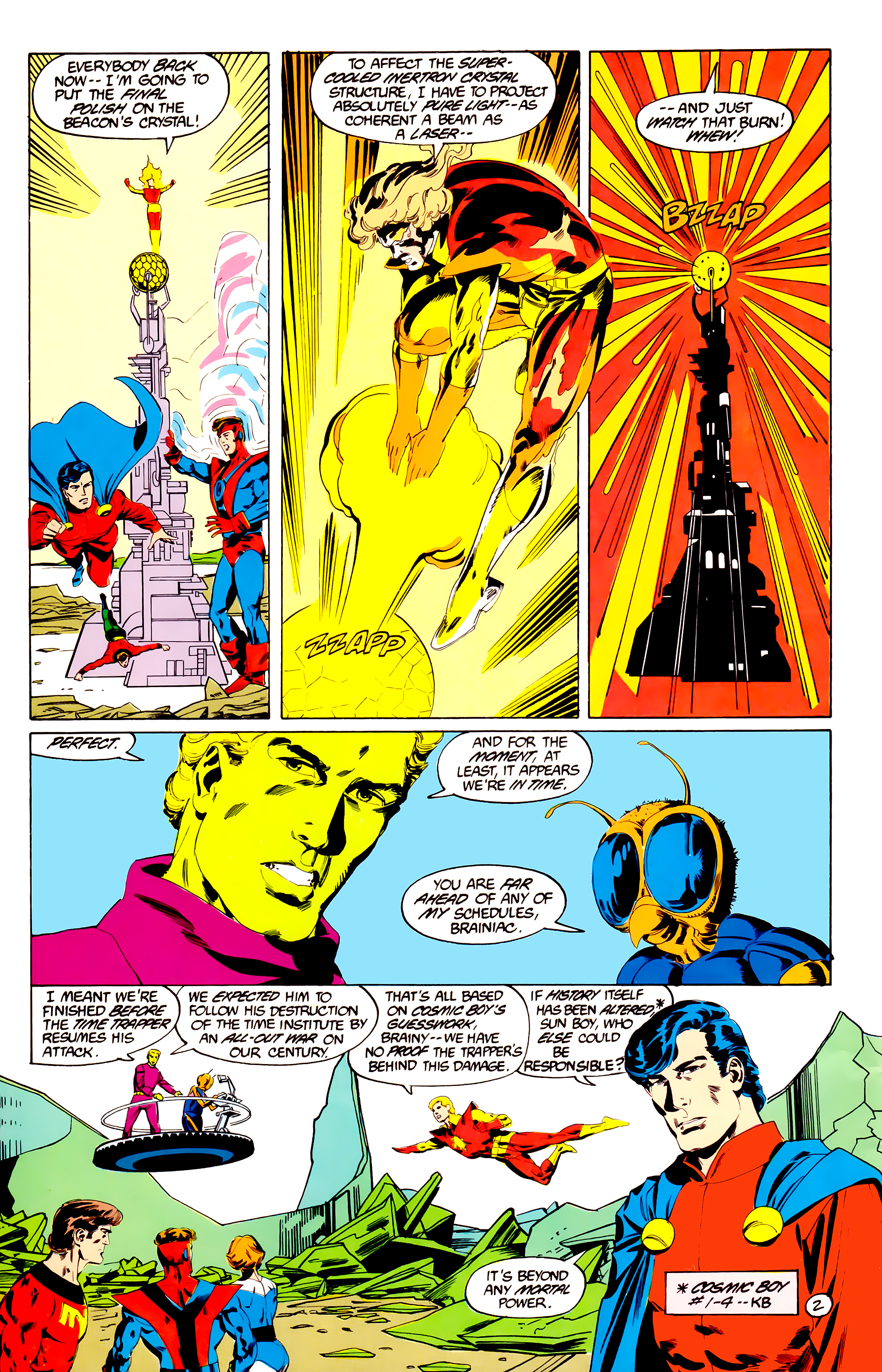 Legion of Super-Heroes (1984) 37 Page 2