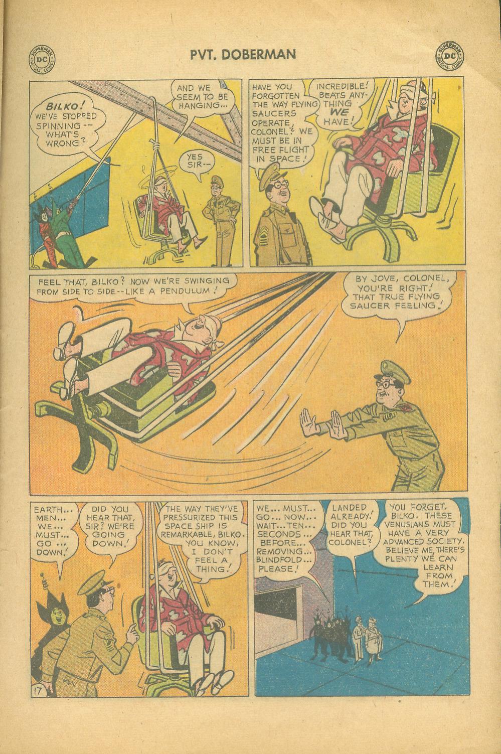 Read online Sgt. Bilko's Pvt. Doberman comic -  Issue #10 - 21