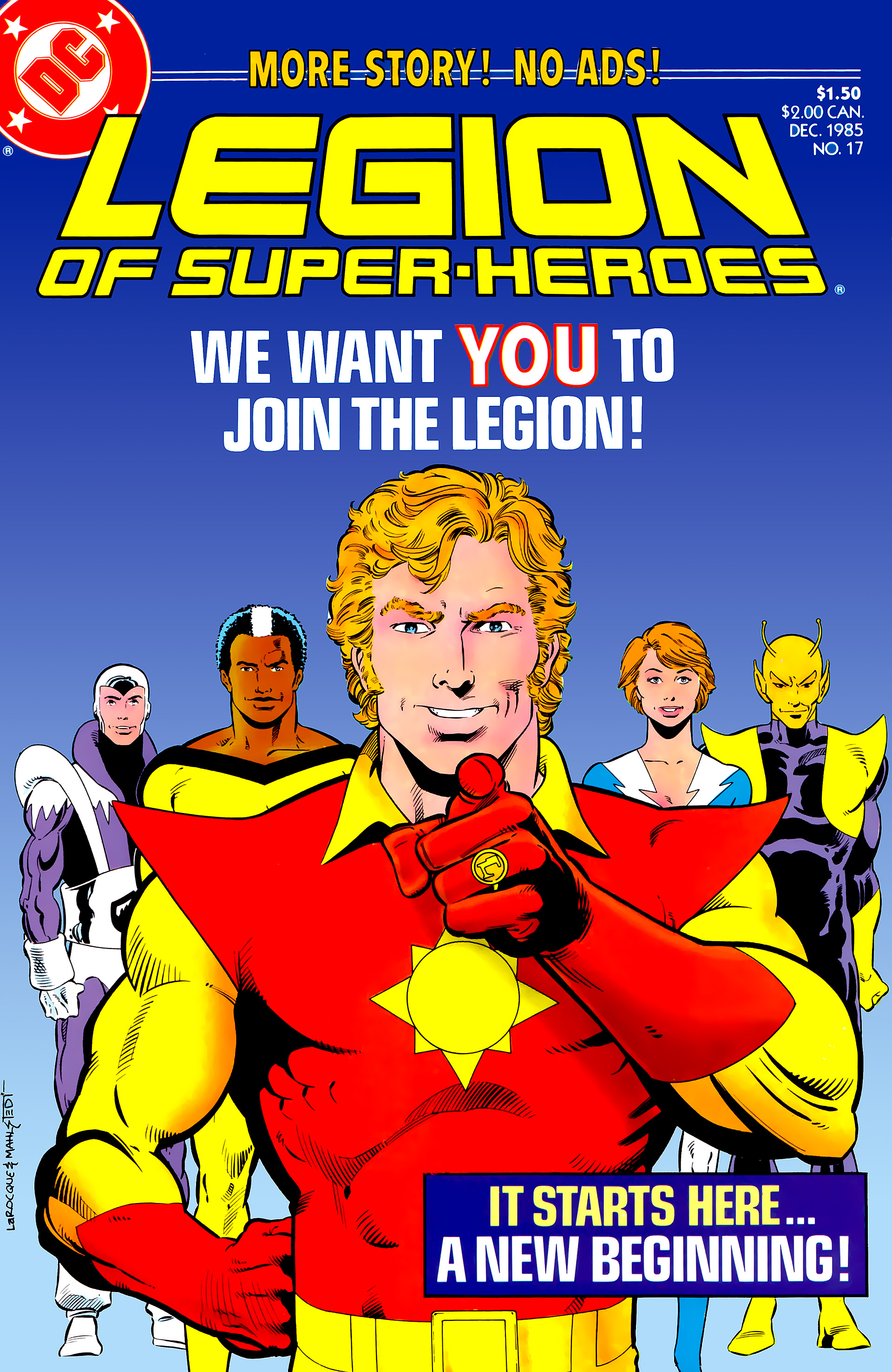 Read online Legion of Super-Heroes (1984) comic -  Issue #17 - 1