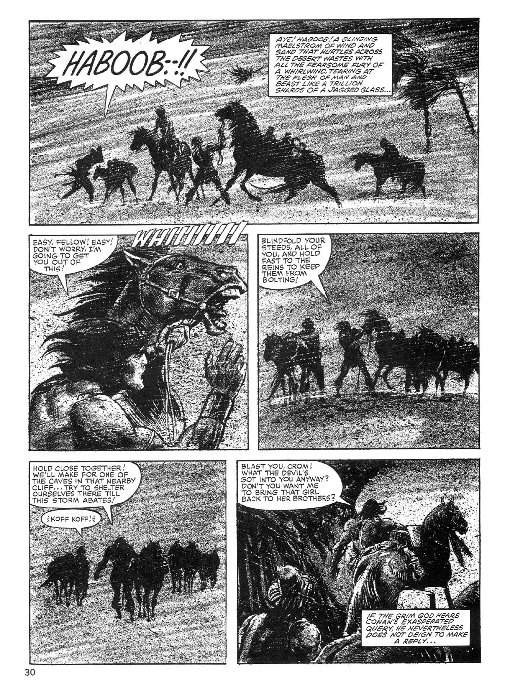 Read online The Savage Sword Of Conan comic -  Issue #89 - 30