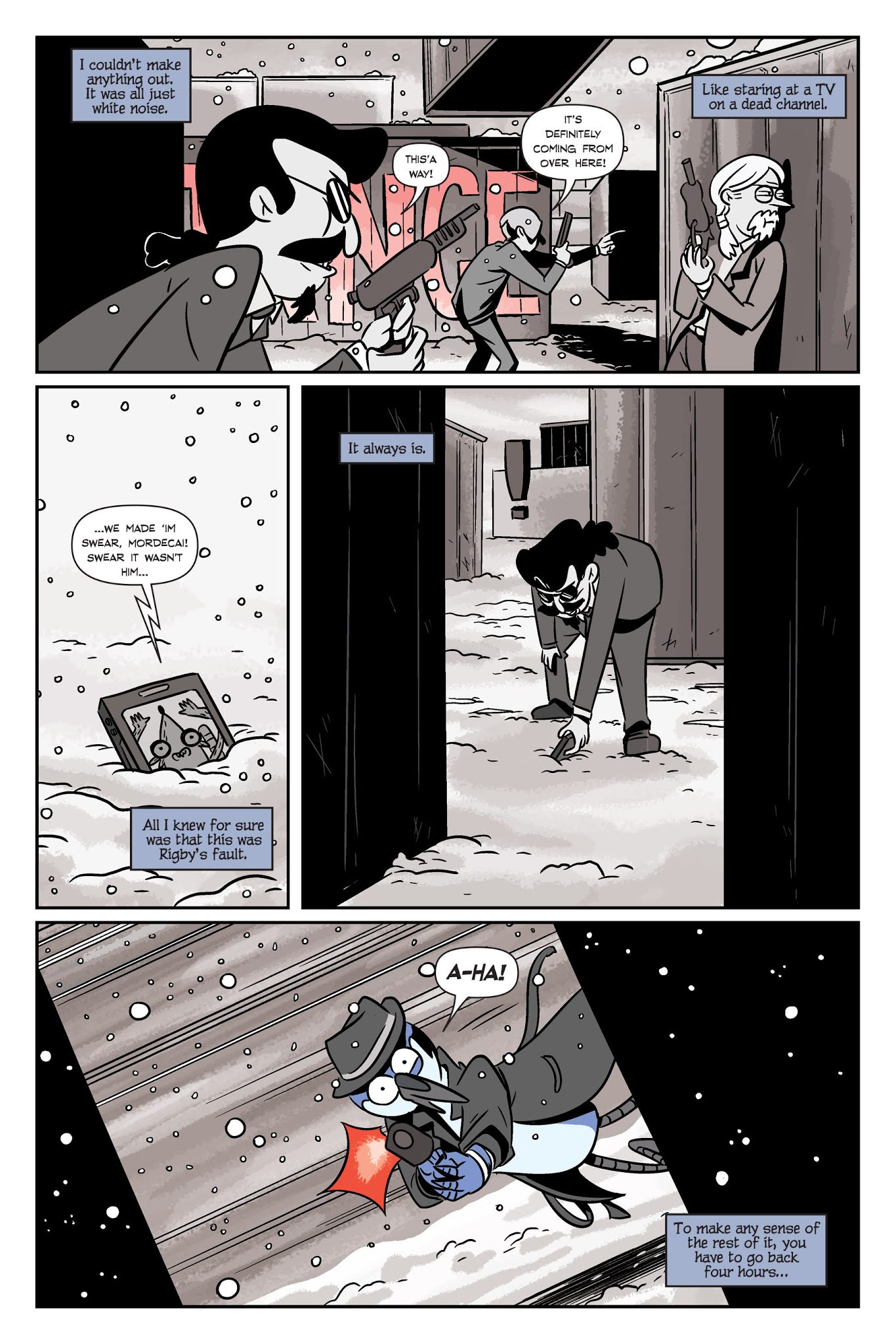 Read online Regular Show: Noir Means Noir, Buddy comic -  Issue # TPB (Part 1) - 22