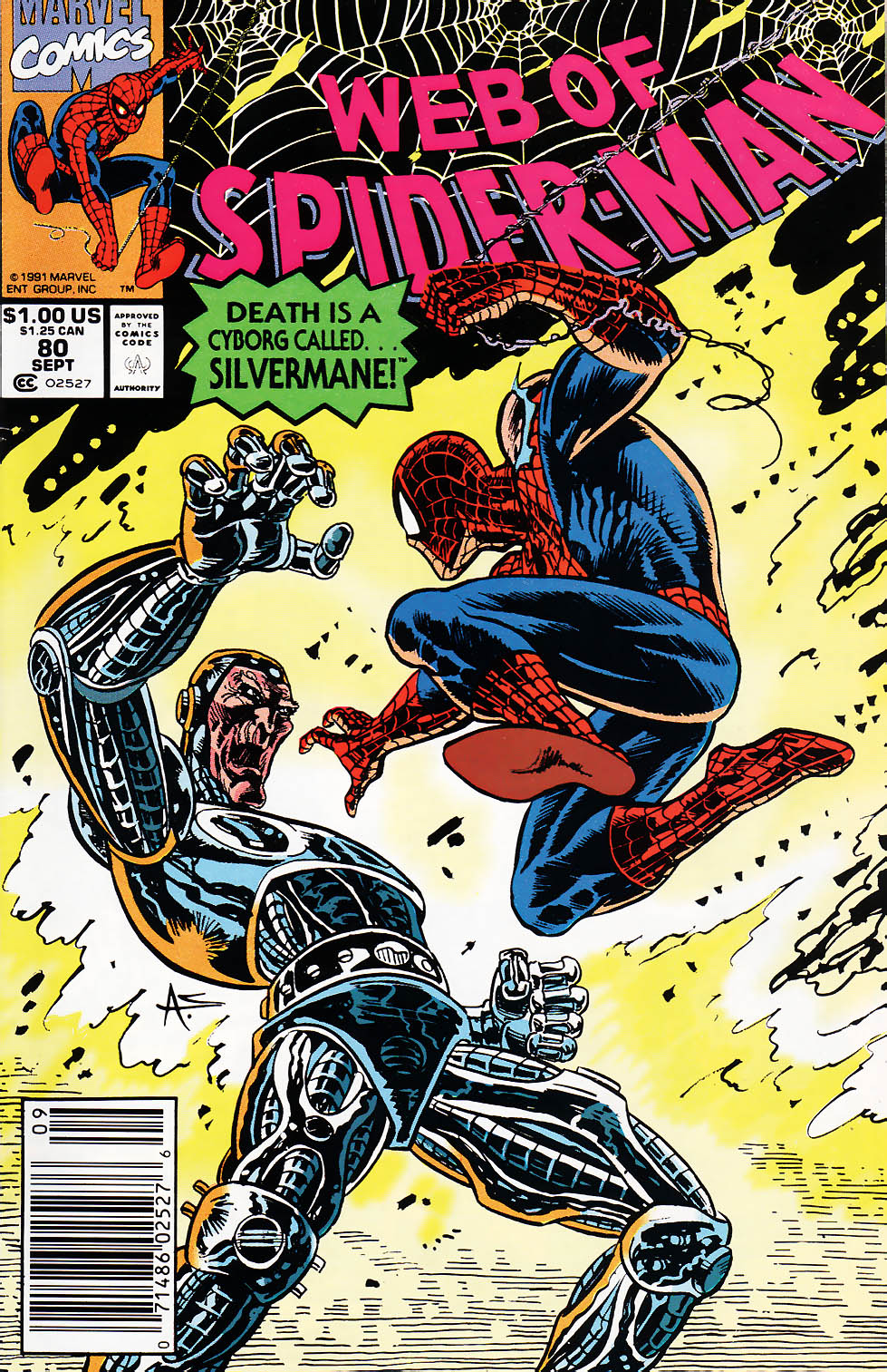 Read online Web of Spider-Man (1985) comic -  Issue #80 - 1