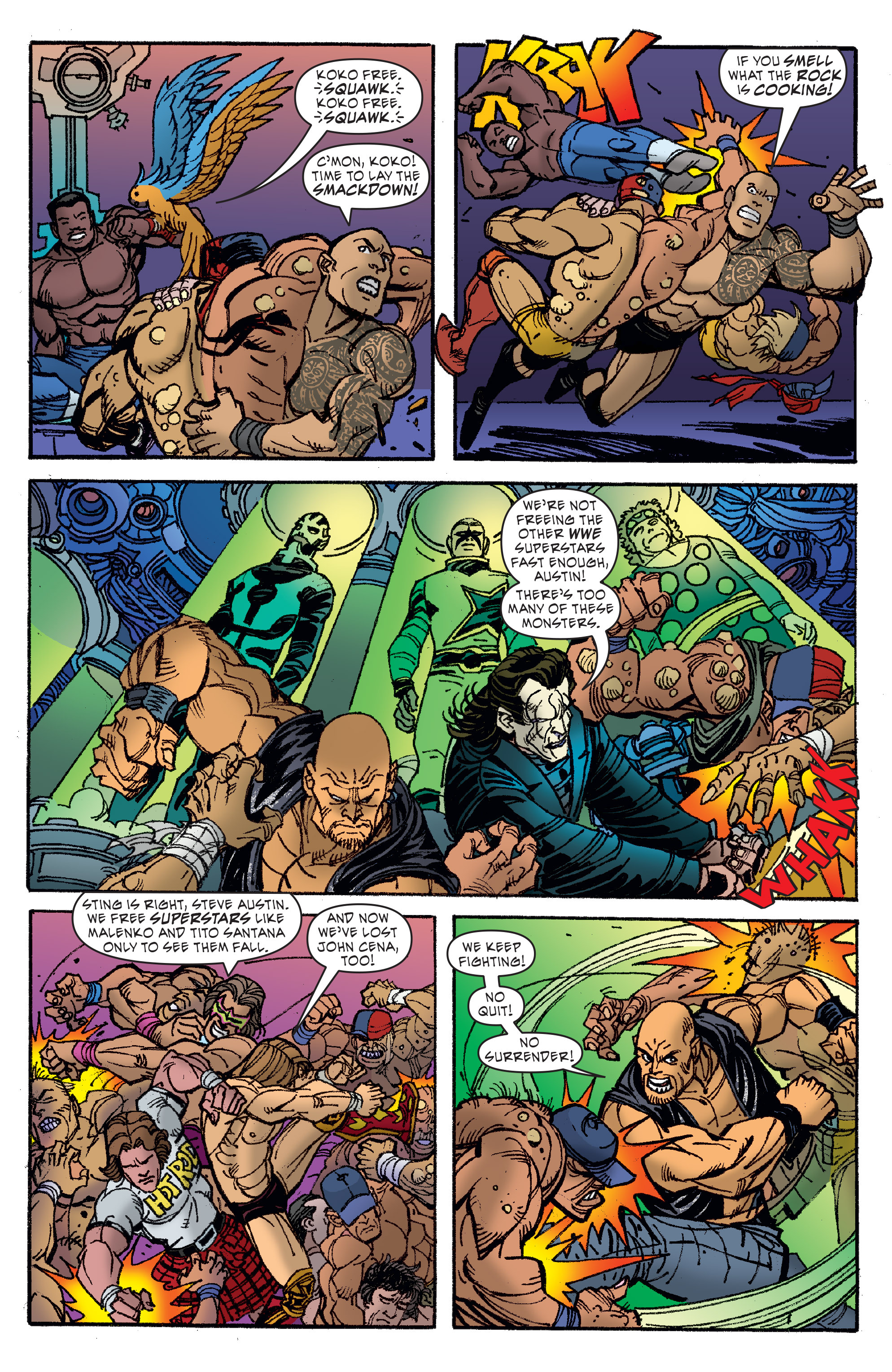 Read online WWE Superstars comic -  Issue #12 - 17