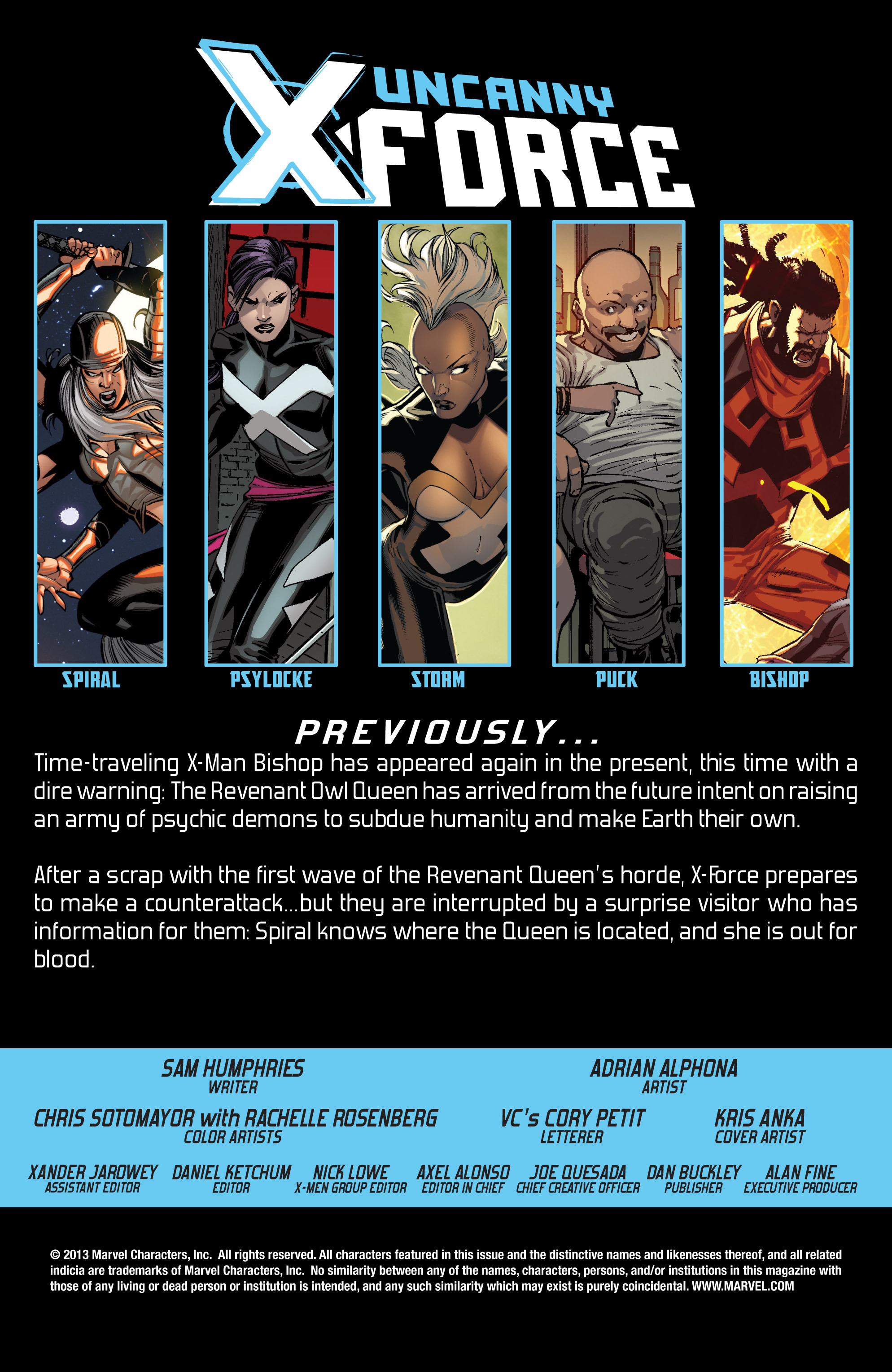 Read online Uncanny X-Force (2013) comic -  Issue #12 - 2