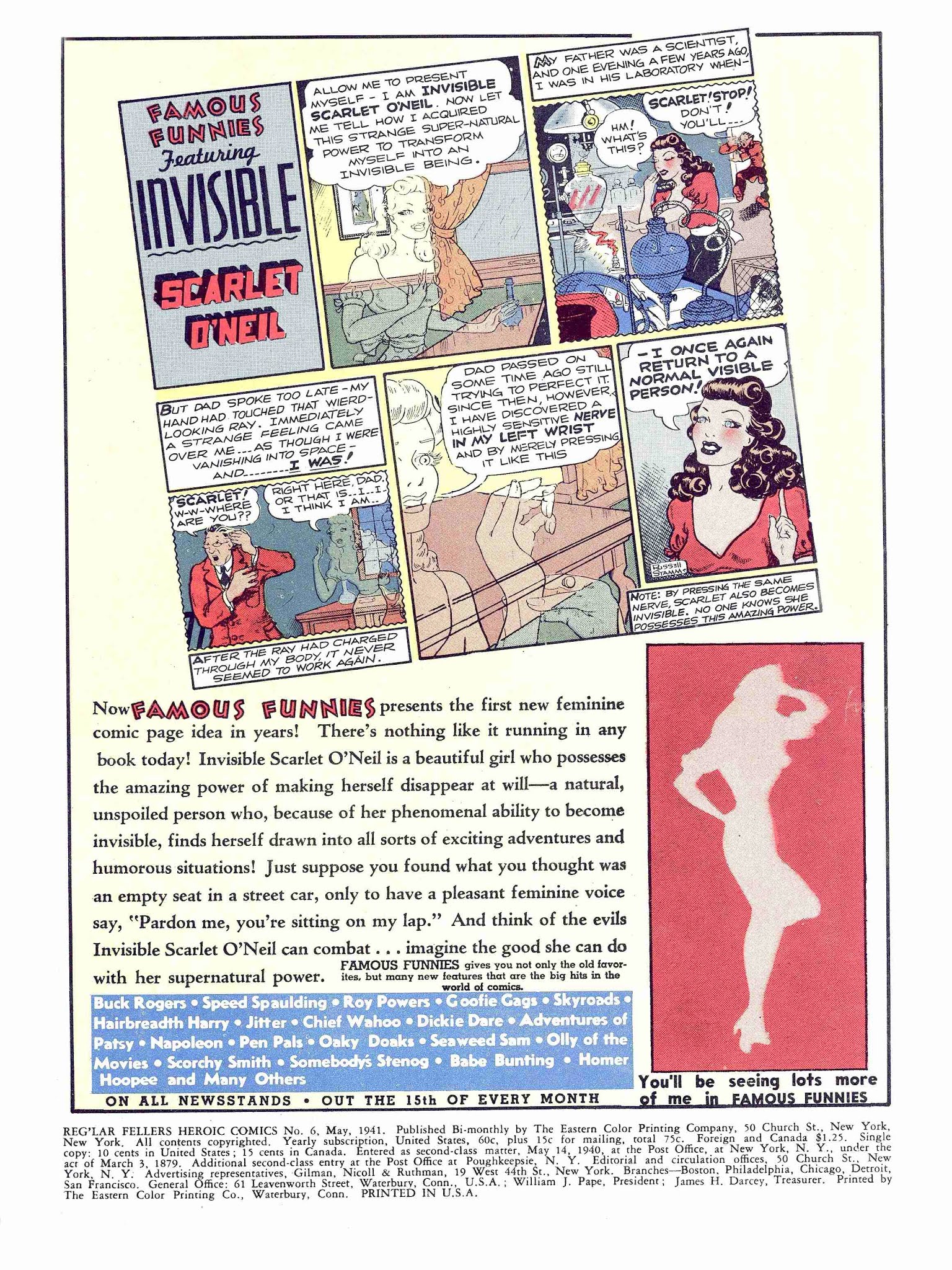 Read online Reg'lar Fellers Heroic Comics comic -  Issue #6 - 1