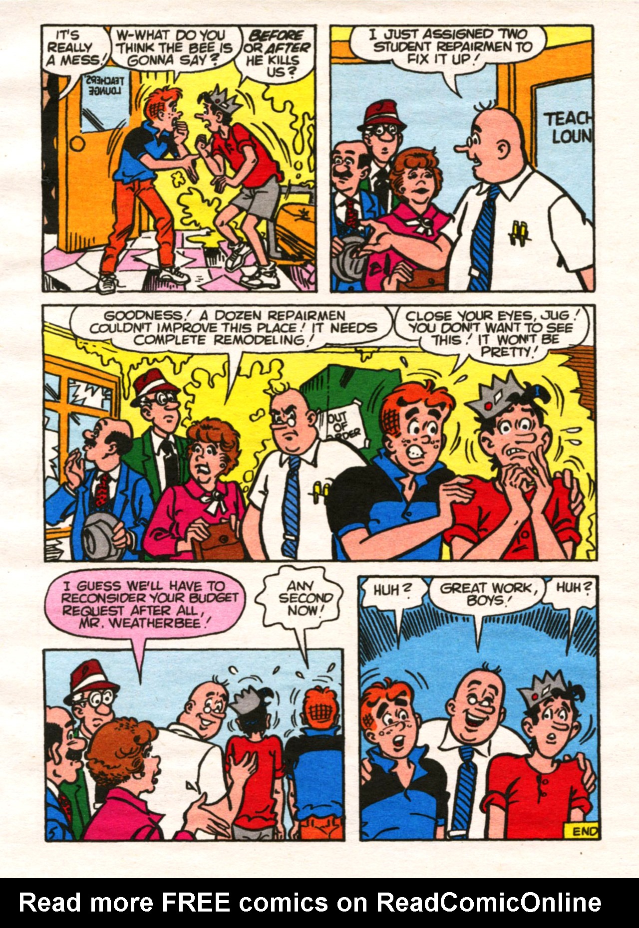 Read online Jughead's Double Digest Magazine comic -  Issue #152 - 135