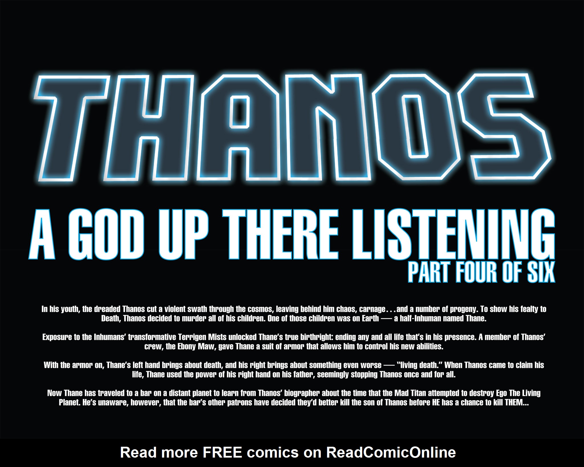 Read online Thanos: A God Up There Listening comic -  Issue # TPB - 201