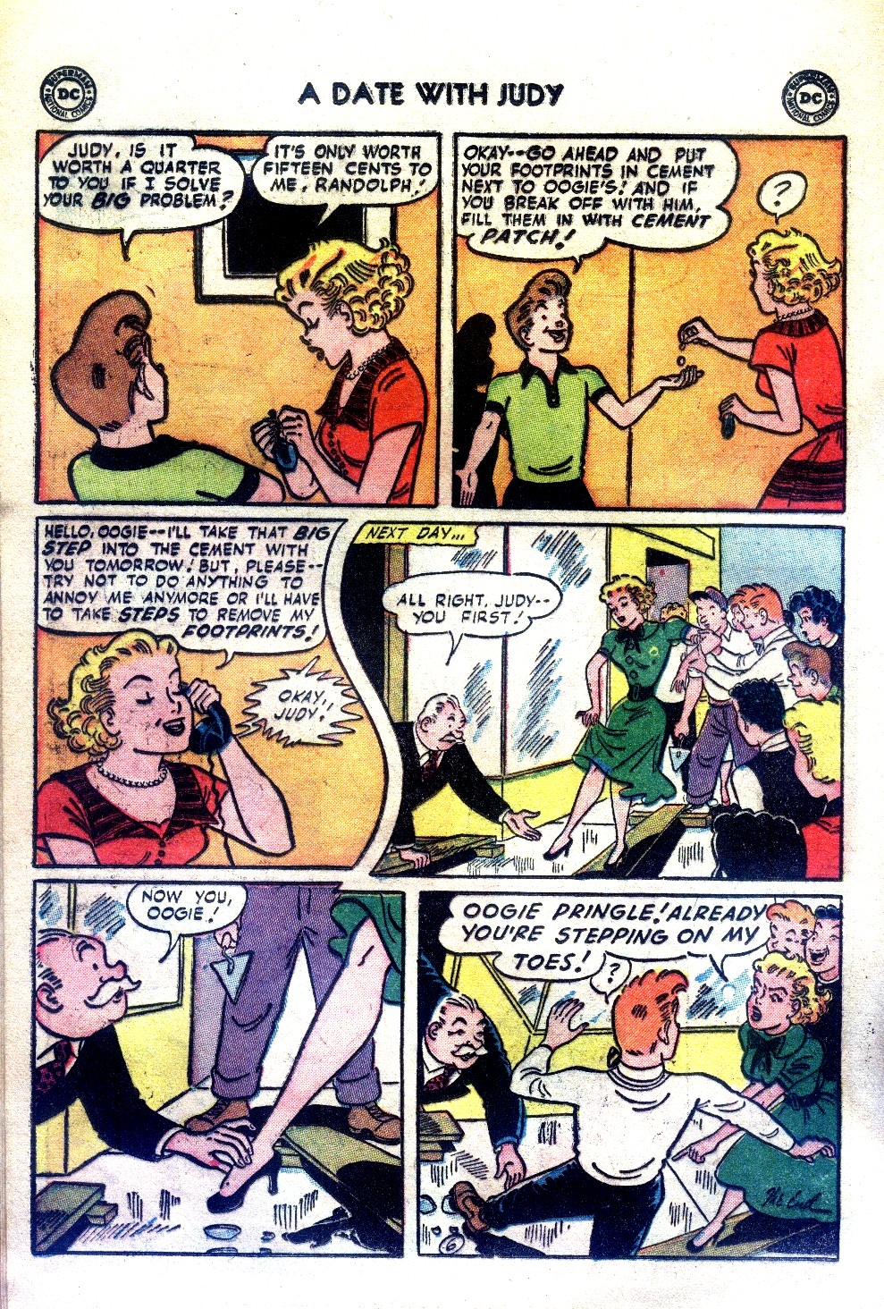 Read online A Date with Judy comic -  Issue #36 - 16