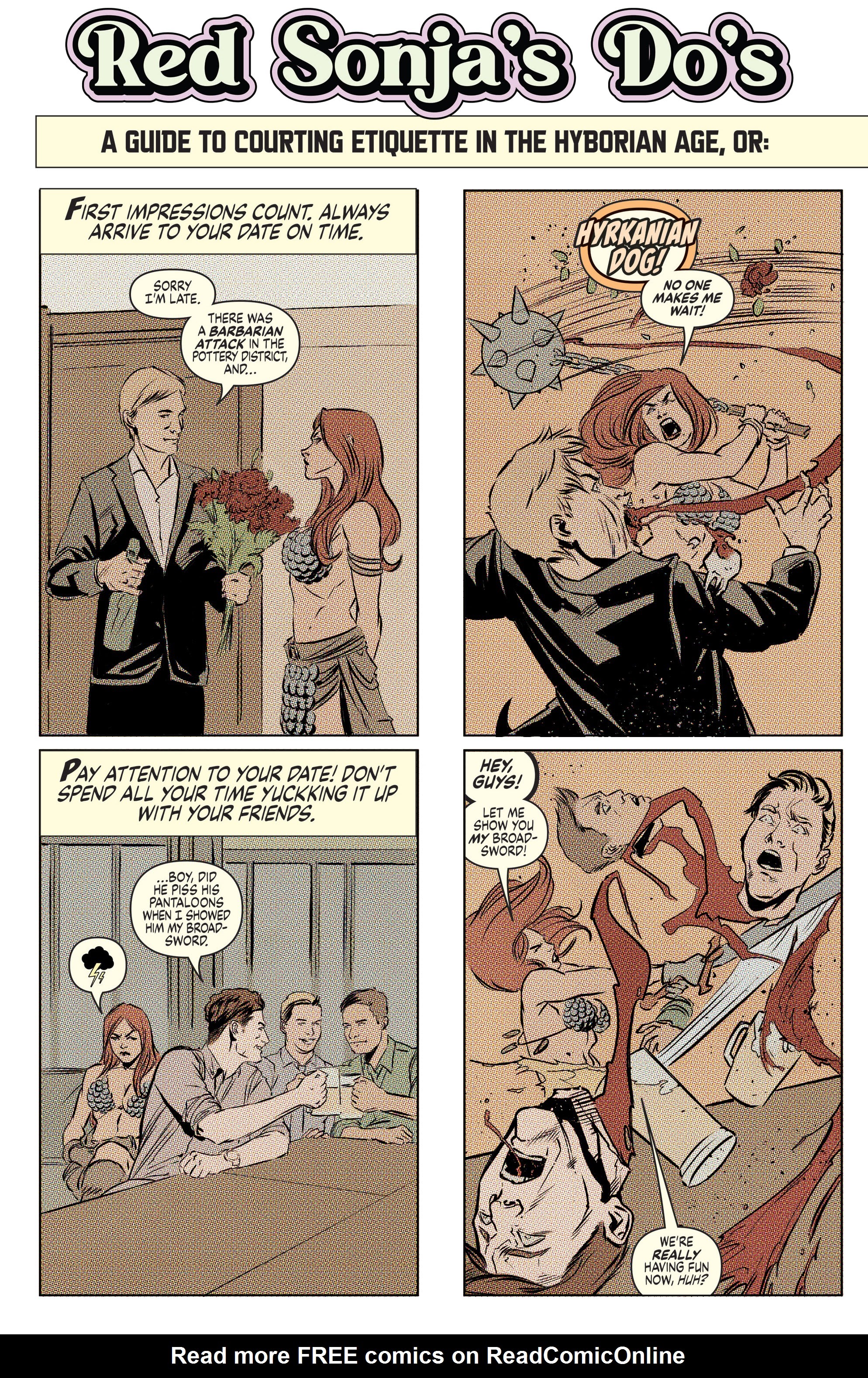 Read online Red Sonja Valentine's Special One-Shot comic -  Issue # Full - 24