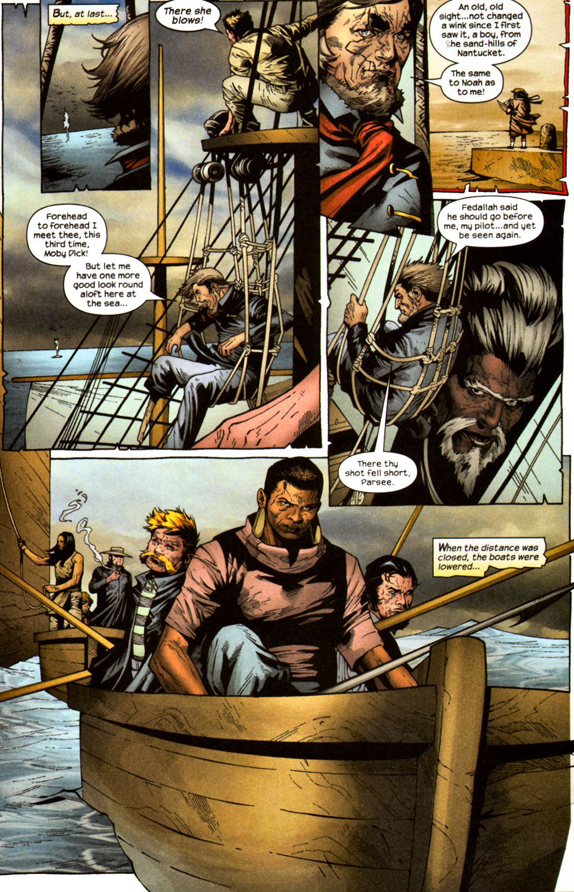 Read online Marvel Illustrated: Moby Dick comic -  Issue # TPB - 123