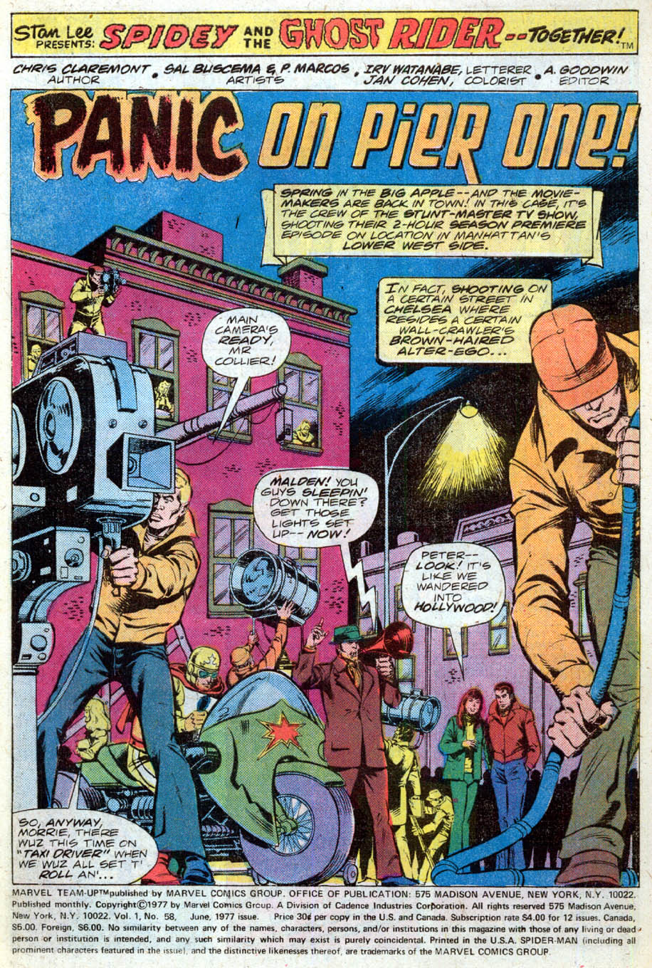 Read online Marvel Team-Up (1972) comic -  Issue #58 - 2