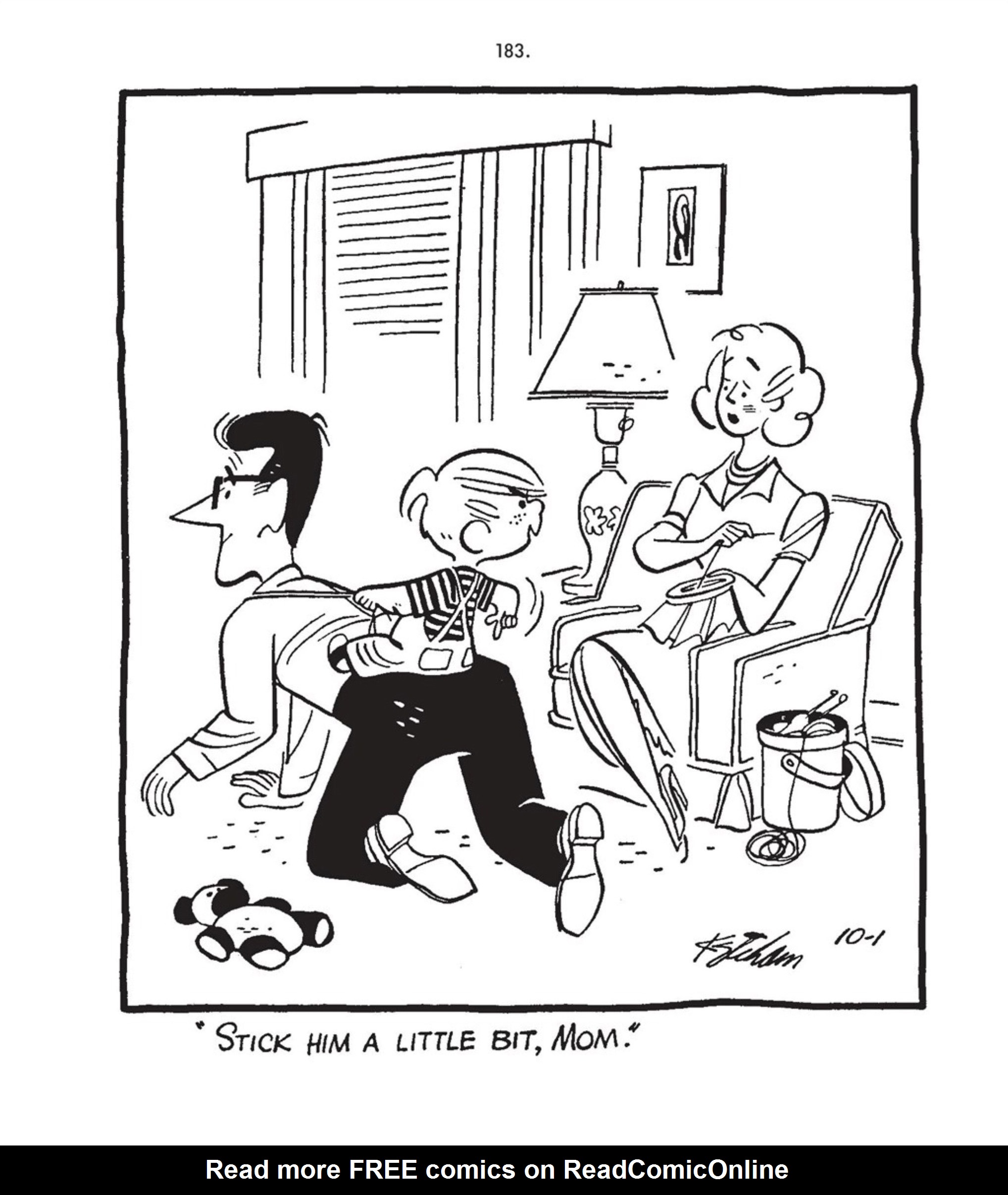 Read online Hank Ketcham's Complete Dennis the Menace comic -  Issue # TPB 1 (Part 3) - 9