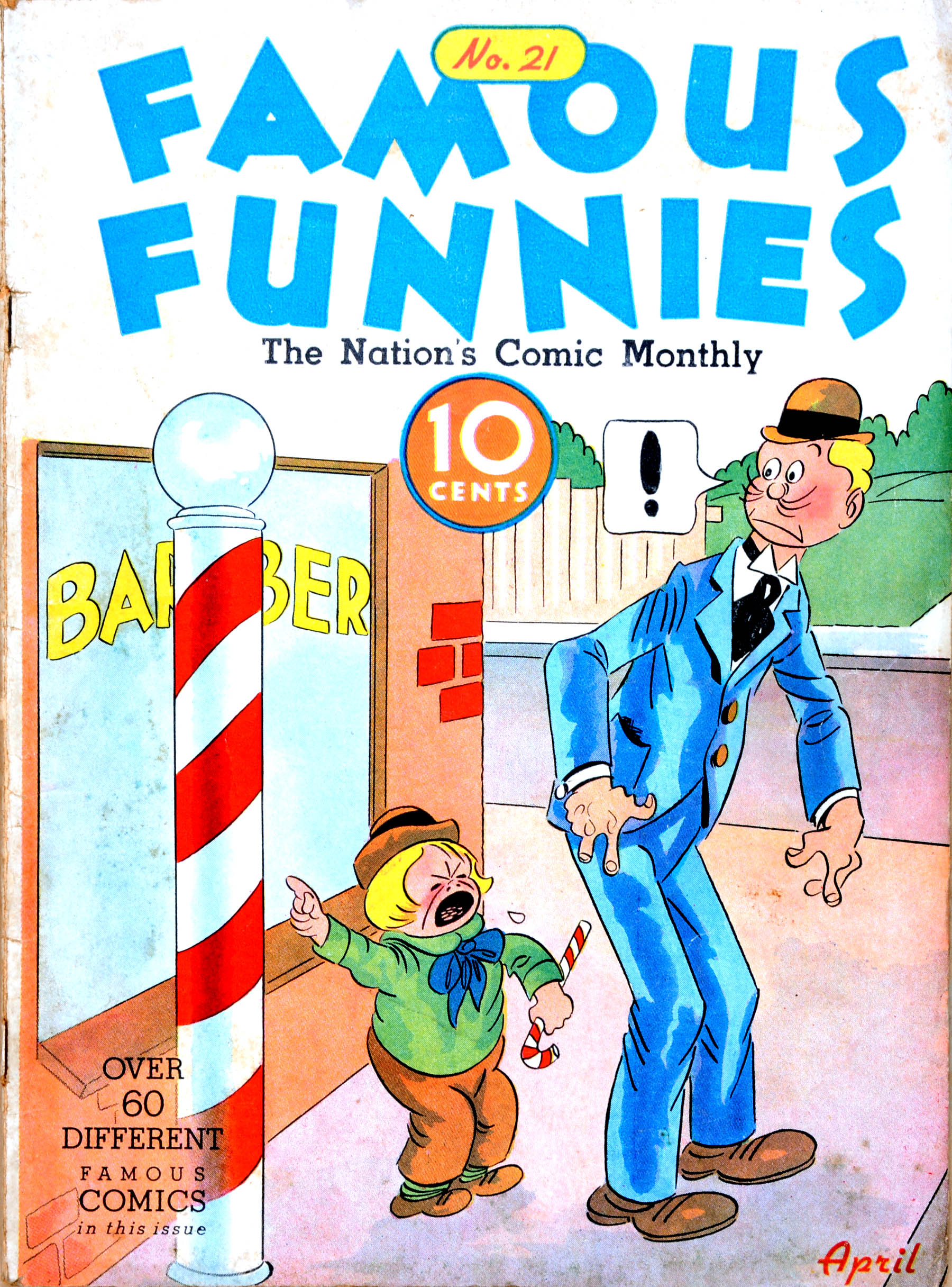 Read online Famous Funnies comic -  Issue #21 - 1