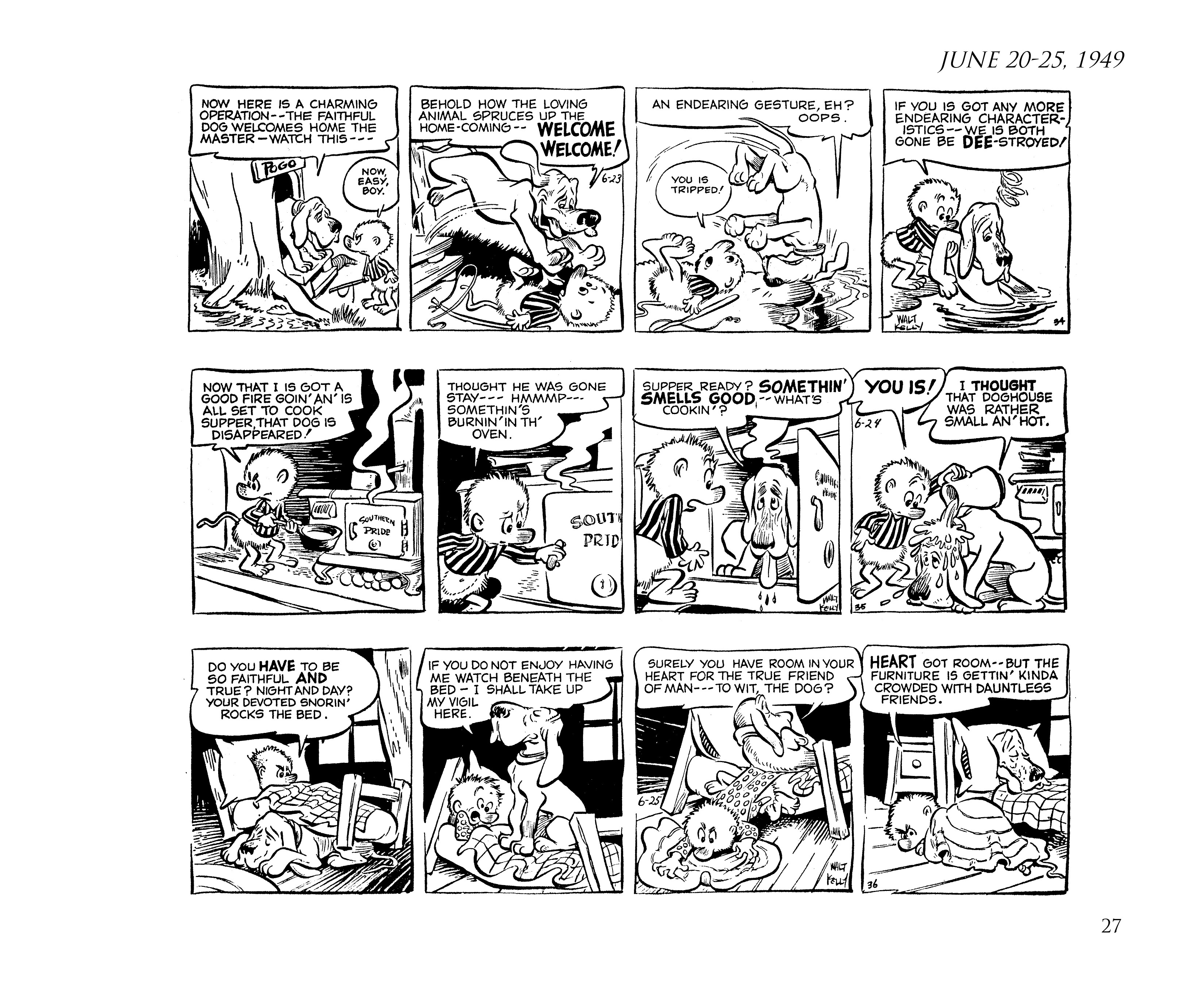 Read online Pogo by Walt Kelly: The Complete Syndicated Comic Strips comic -  Issue # TPB 1 (Part 1) - 45