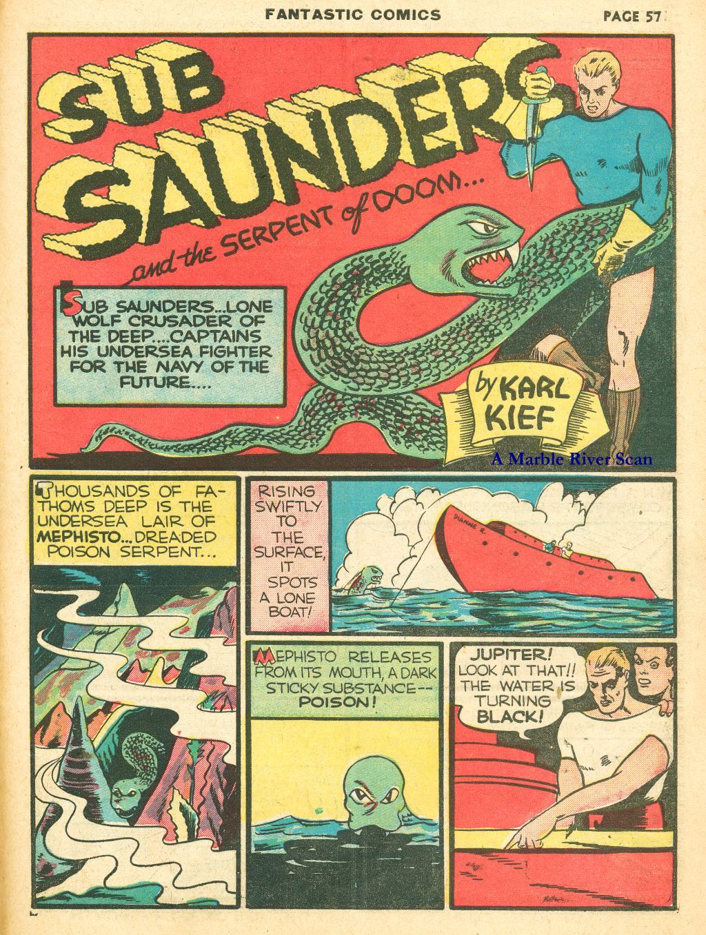 Read online Fantastic Comics comic -  Issue #12 - 59