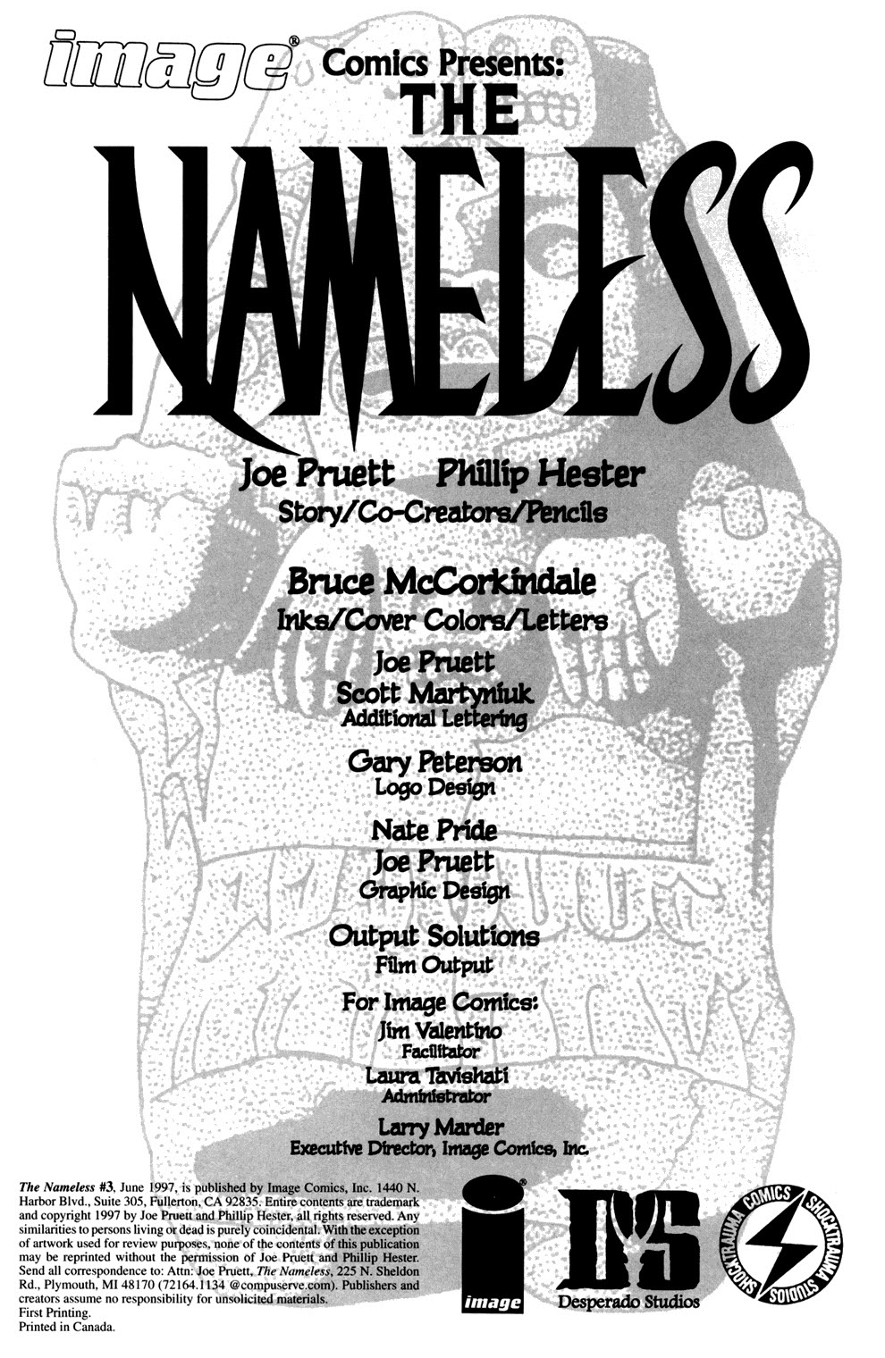 Read online The Nameless comic -  Issue #3 - 2