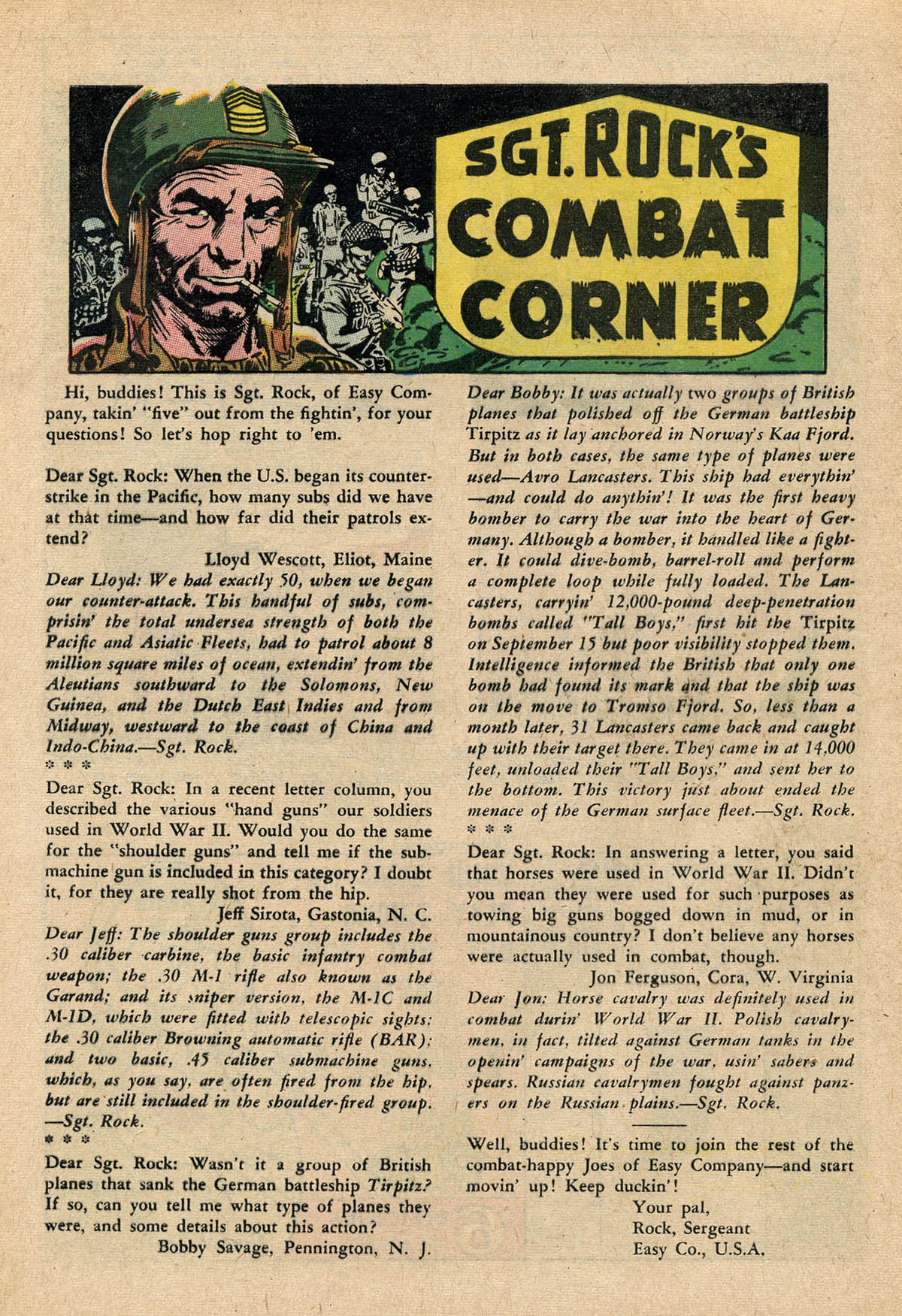 Read online Our Army at War (1952) comic -  Issue #132 - 20