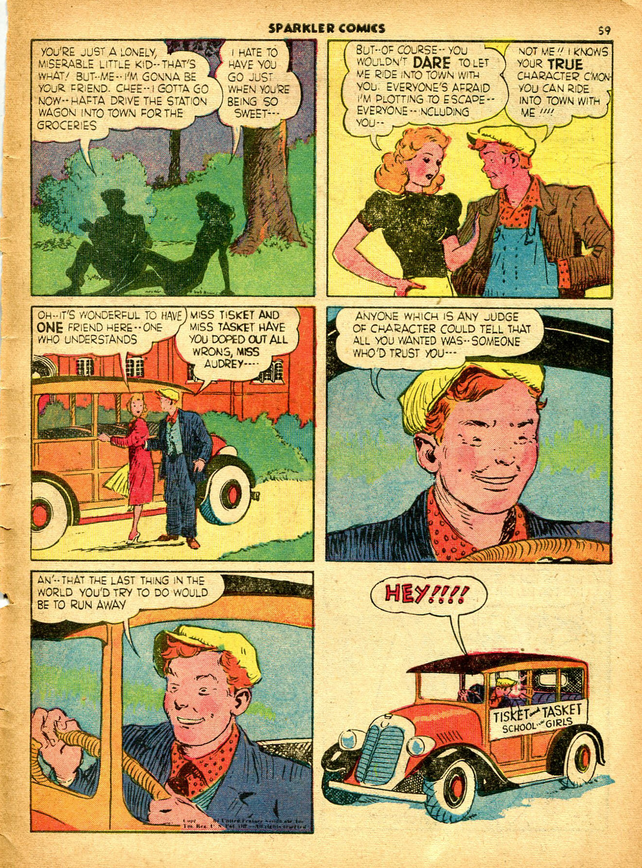 Read online Sparkler Comics comic -  Issue #8 - 61