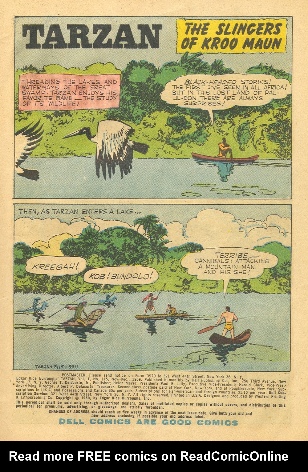 Read online Tarzan (1948) comic -  Issue #115 - 3