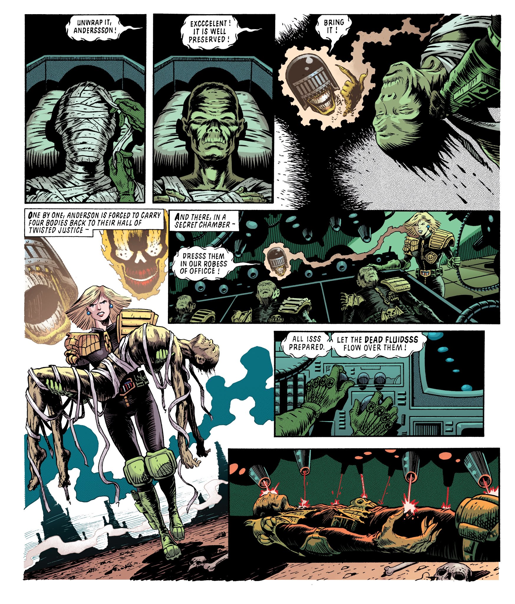 Read online Judge Dredd Classics: The Dark Judges comic -  Issue # TPB - 64
