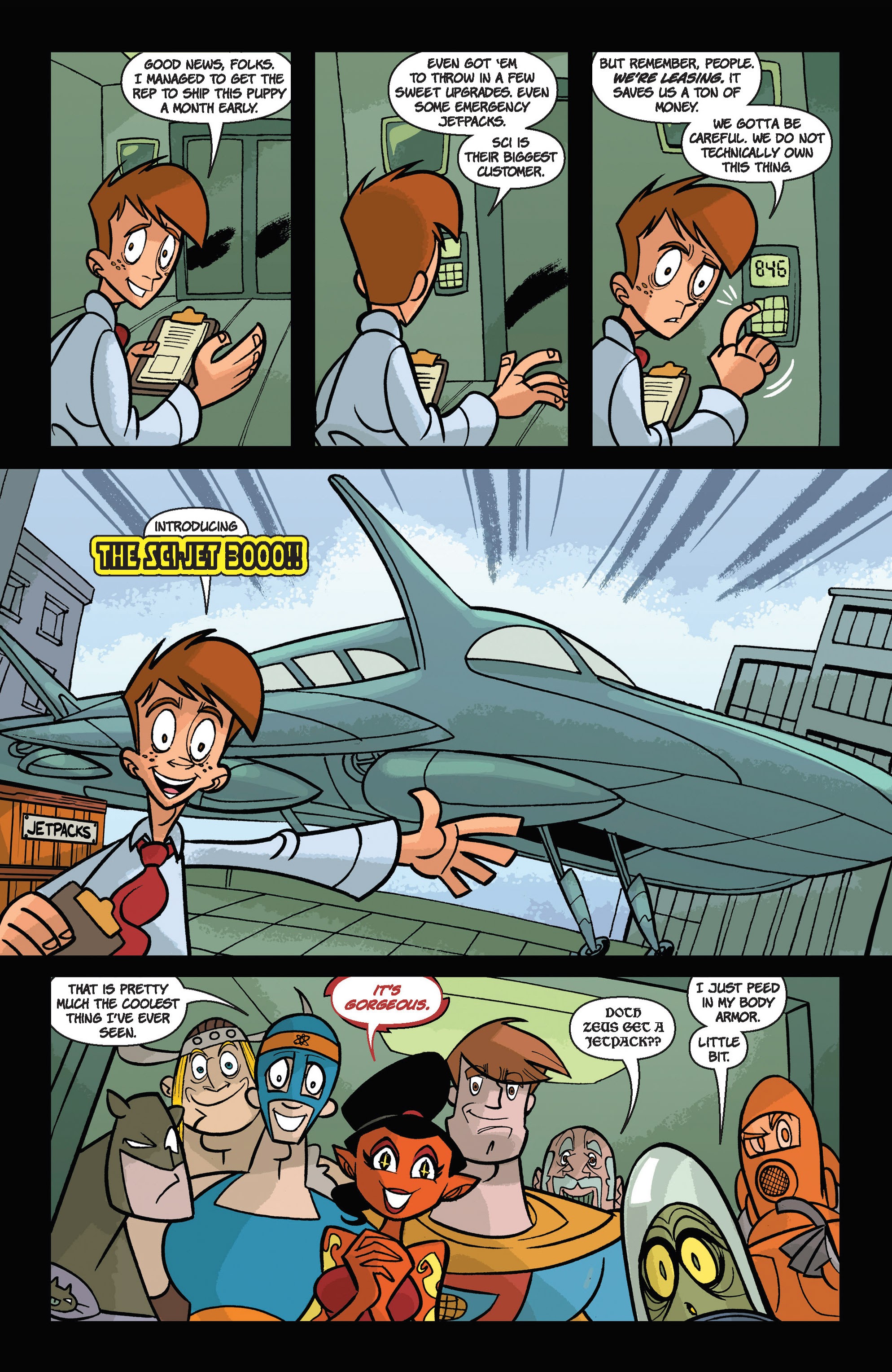 Read online Super Human Resources comic -  Issue #1 - 4