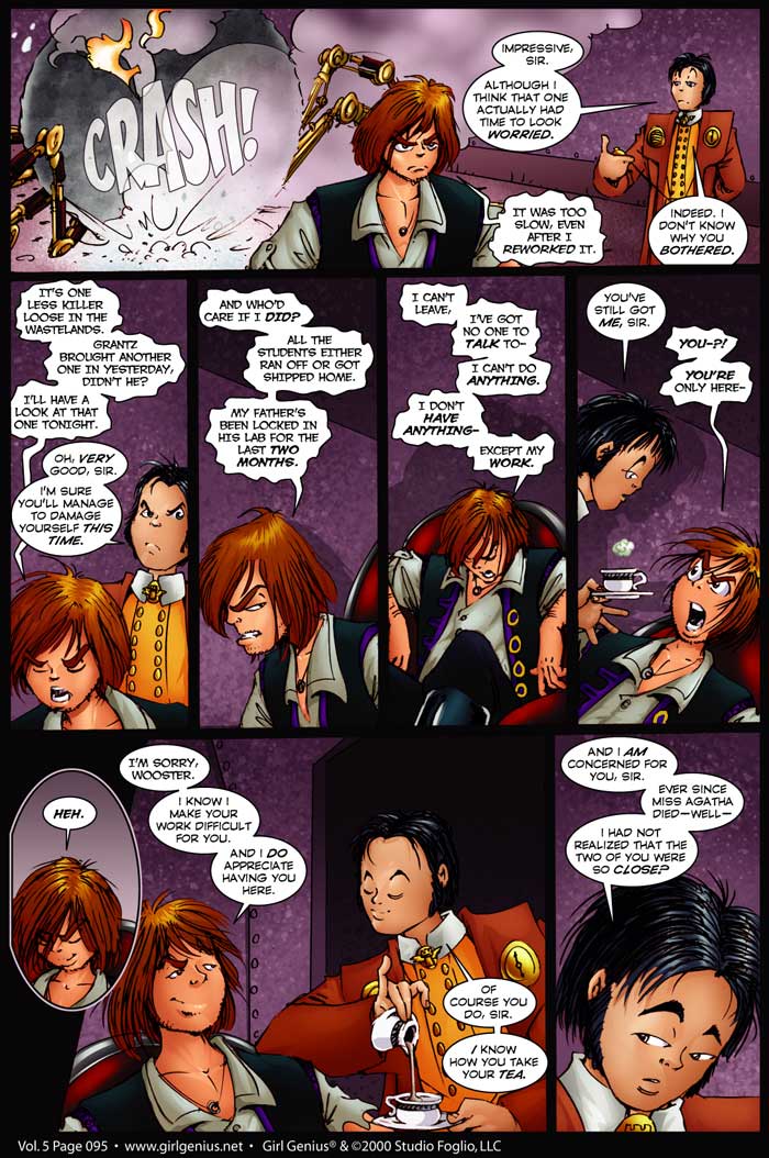 Read online Girl Genius (2002) comic -  Issue #5 - 96