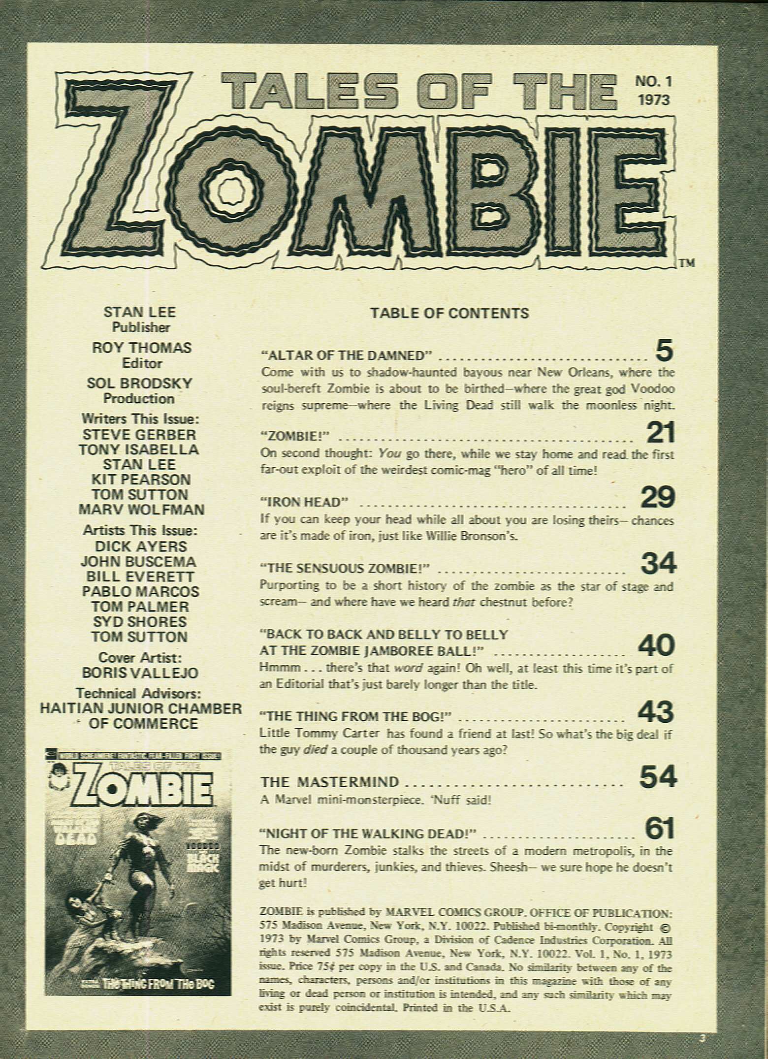 Read online Zombie comic -  Issue #1 - 3