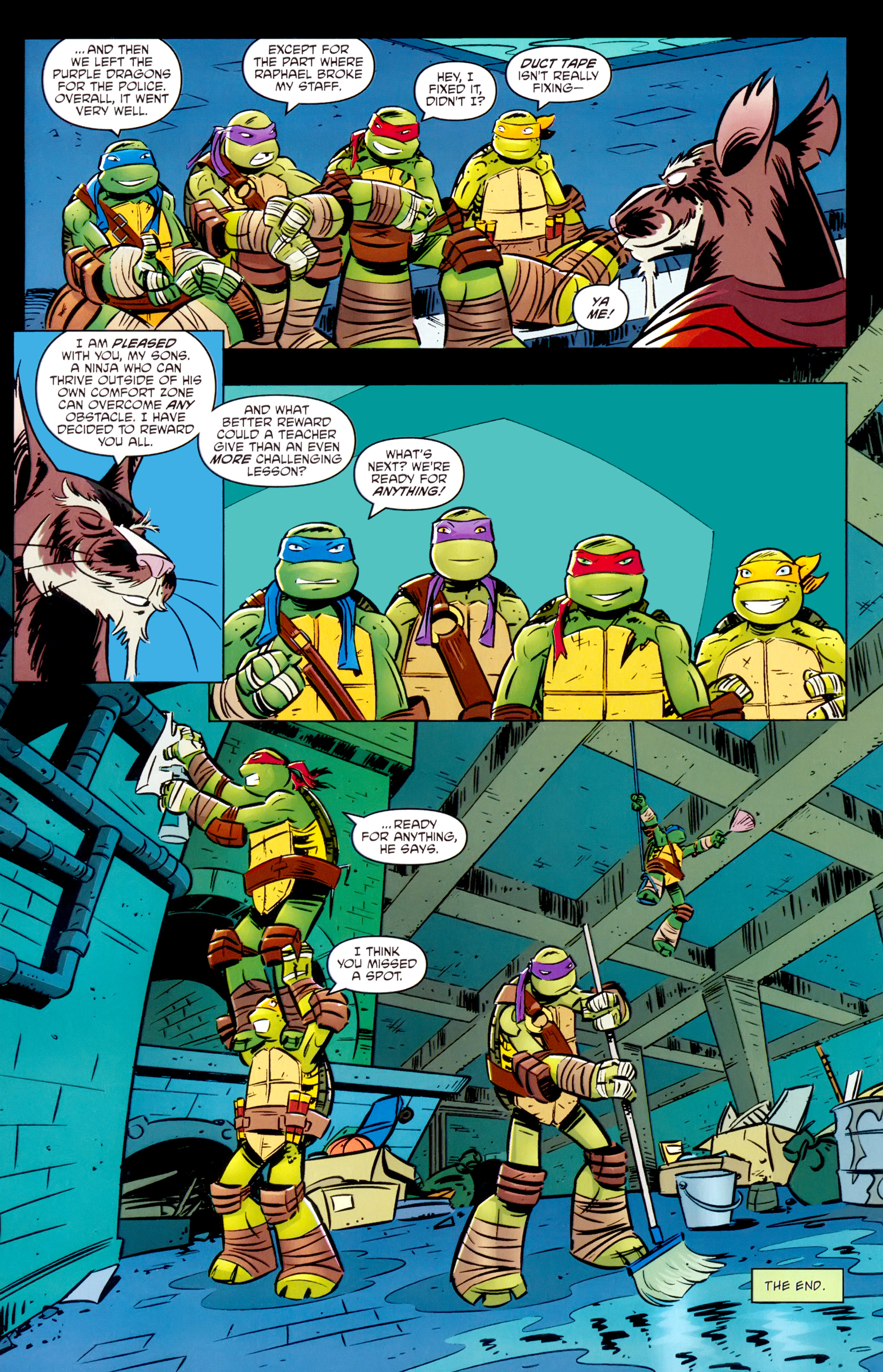 Read online Teenage Mutant Ninja Turtles New Animated Adventures Free Comic Book Day comic -  Issue # Full - 24