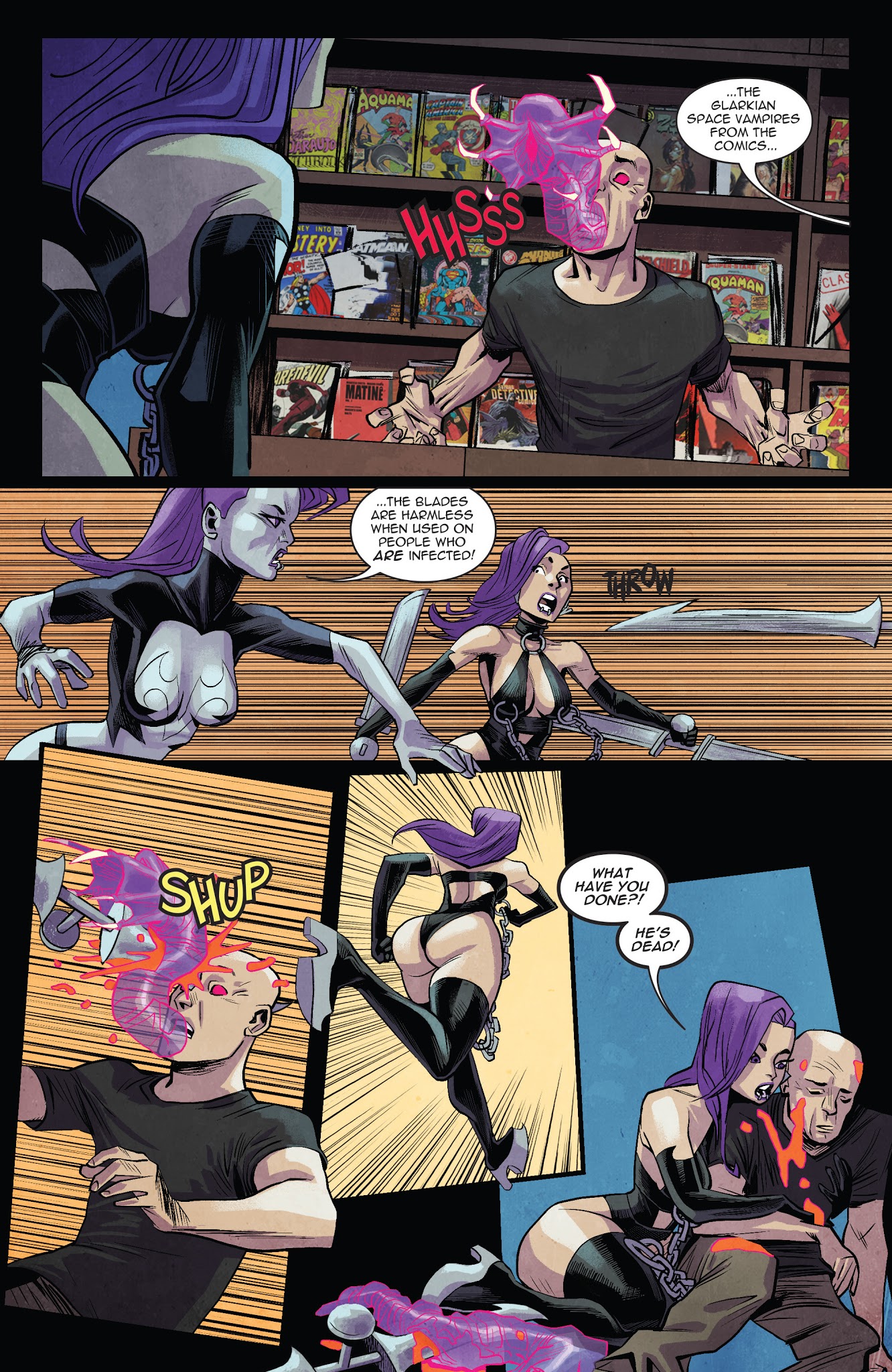 Read online Vampblade Season 3 comic -  Issue #1 - 9