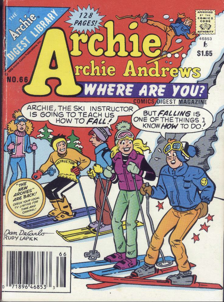 Read online Archie...Archie Andrews, Where Are You? Digest Magazine comic -  Issue #66 - 1